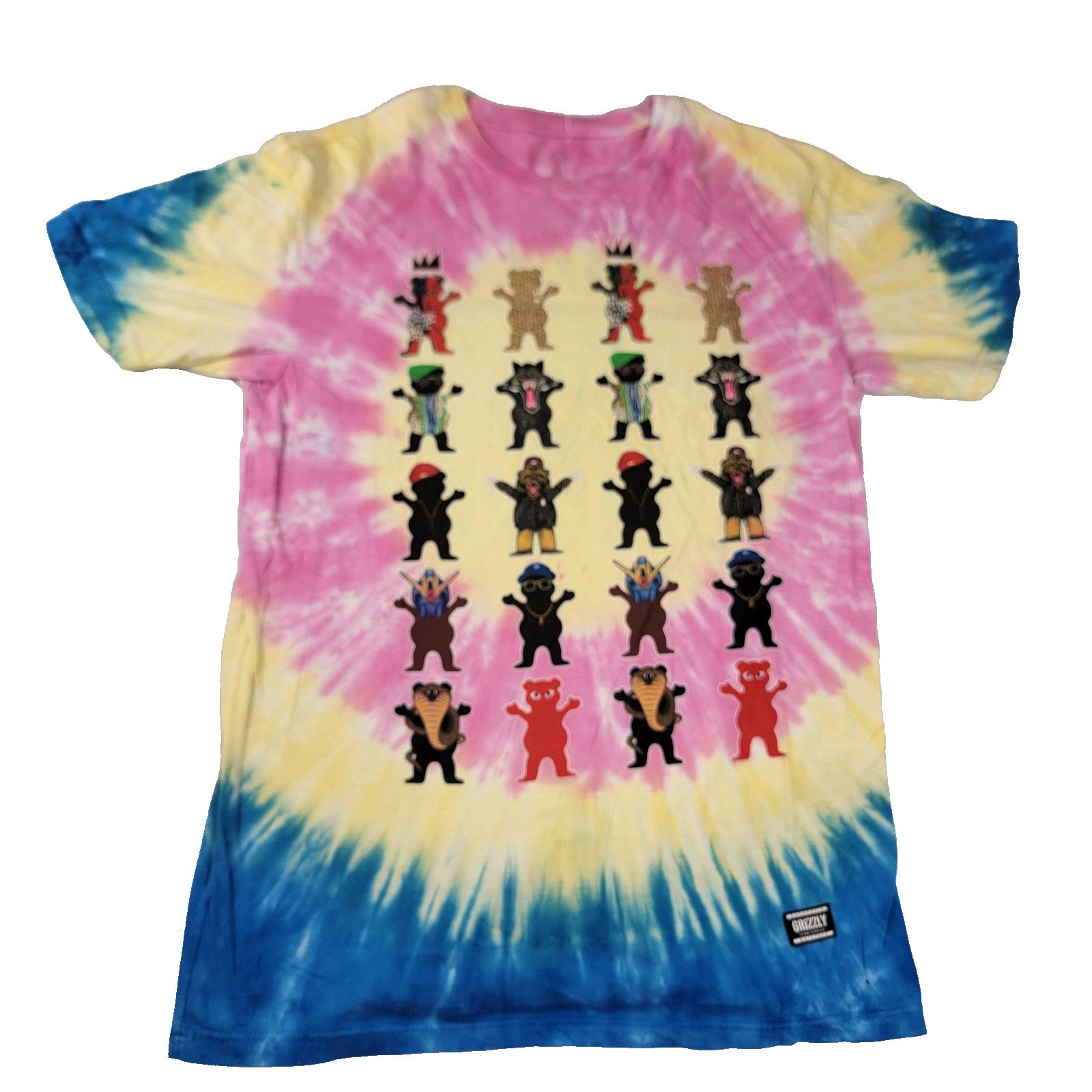 Grizzly Griptape 2 Pack Grizzly Grip Tape Tie Dye Tees Sz XL (1083) Size US XL / EU 56 / 4 - 1 Thumbnail