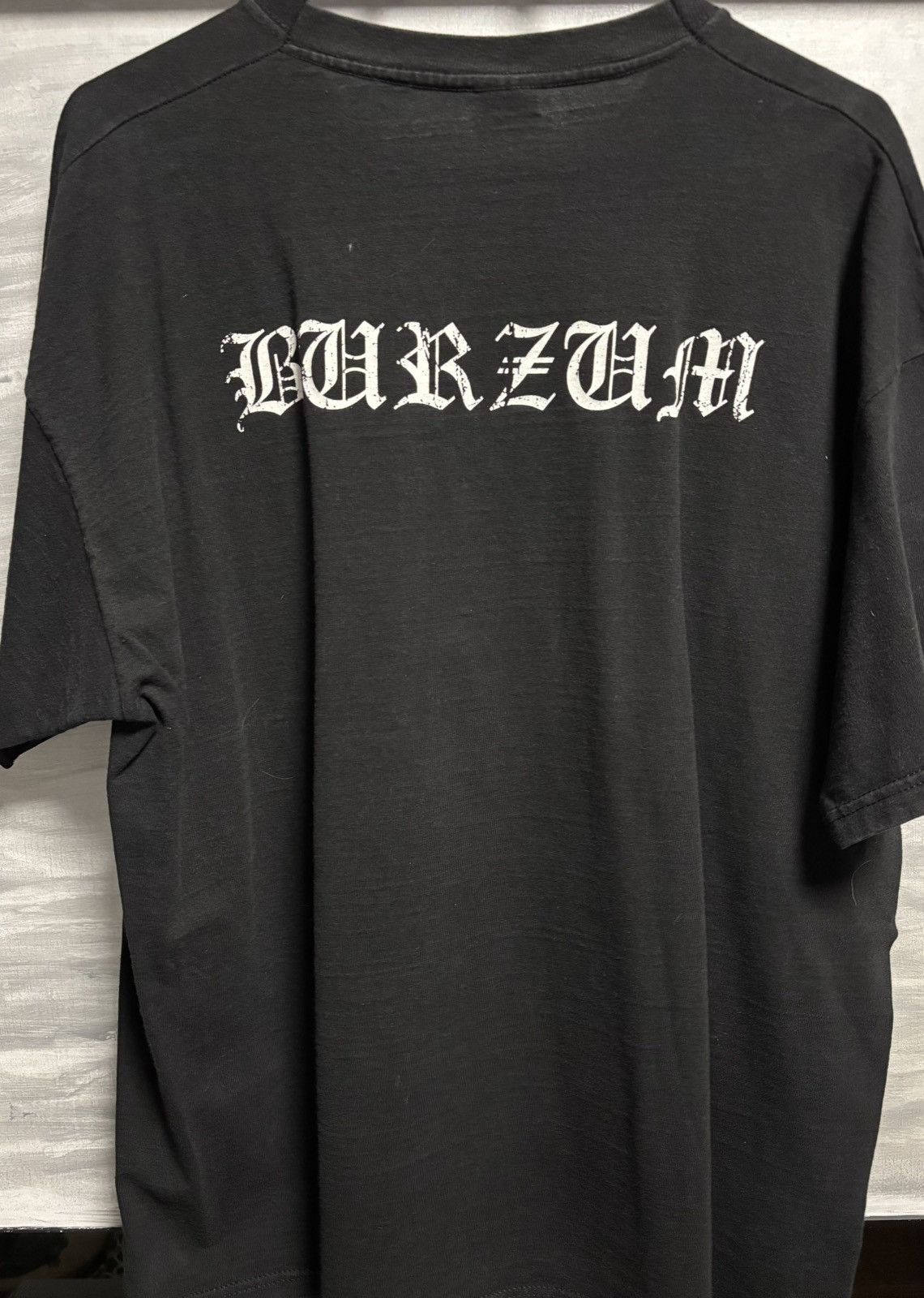 Band Tees Burzum Et hvitt lys over skogen Black Metal Vintage Tee XL Size US XL / EU 56 / 4 - 2 Thumbnail