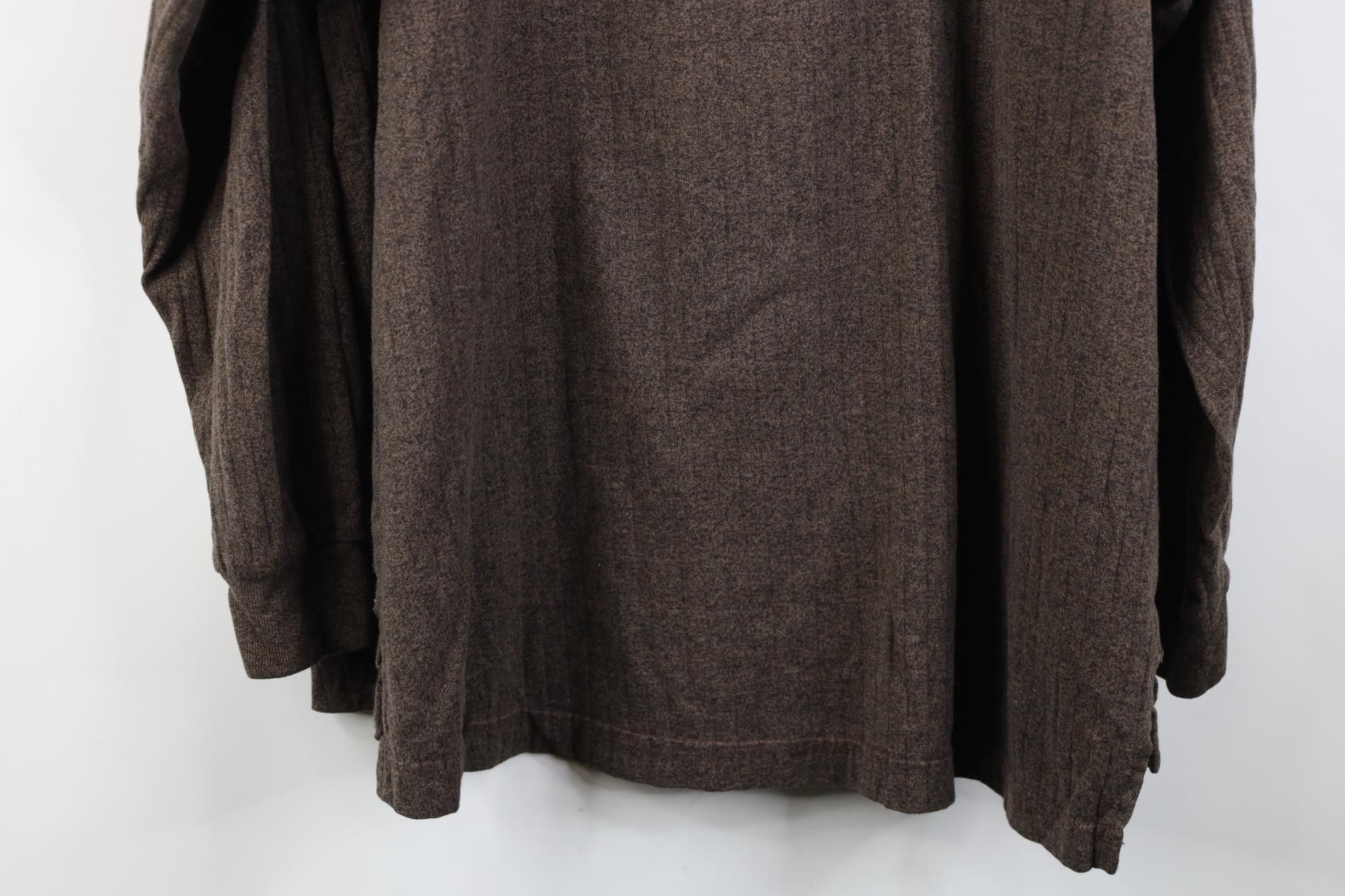 Vintage Vintage 90s Streetwear Mock Neck Knit Long Sleeve T-Shirt Size US L / EU 52-54 / 3 - 13 Thumbnail