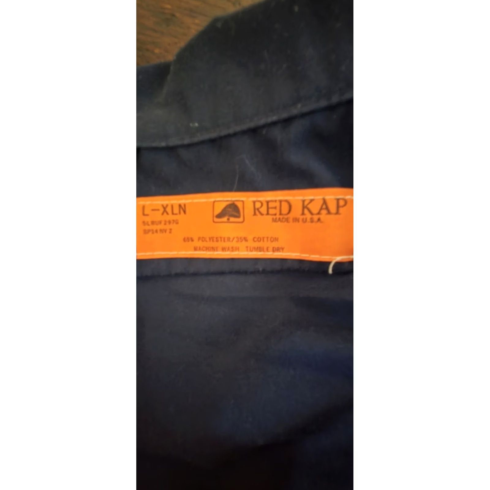 Red Kap Red Kap Navy Blue Long Sleeve Work Uniform Shirt Large XLN length Unisex Shirt L Blue Long Sleeve Work Uniform Shirt X-Large N/A Size US L / EU 52-54 / 3 - 3 Thumbnail