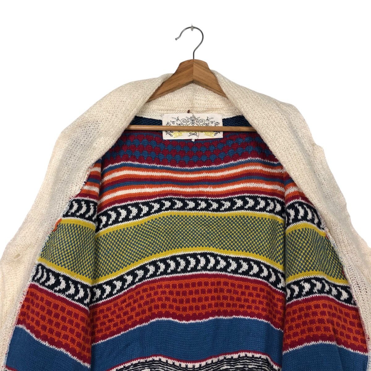Japanese Brand 📌Vintage Cardigan Jacket Bomber Style Quatre Issey Miyake Size US M / EU 48-50 / 2 - 15 Thumbnail