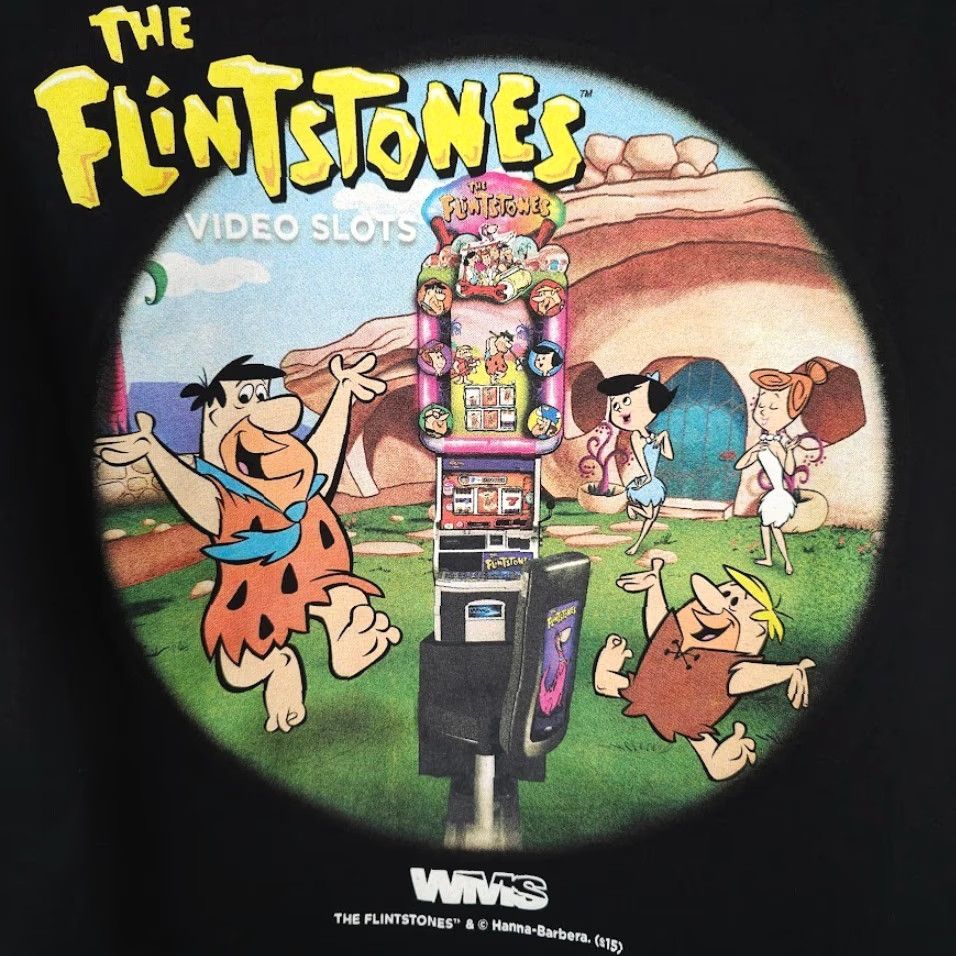 Port & Company VINTAGE The Flintstones T Shirt Mens XL Black Video Slots Hanna Barbera Cartoon Port & Company Shirt Mens XL Black Cartoon Size US XL / EU 56 / 4 - 5 Thumbnail