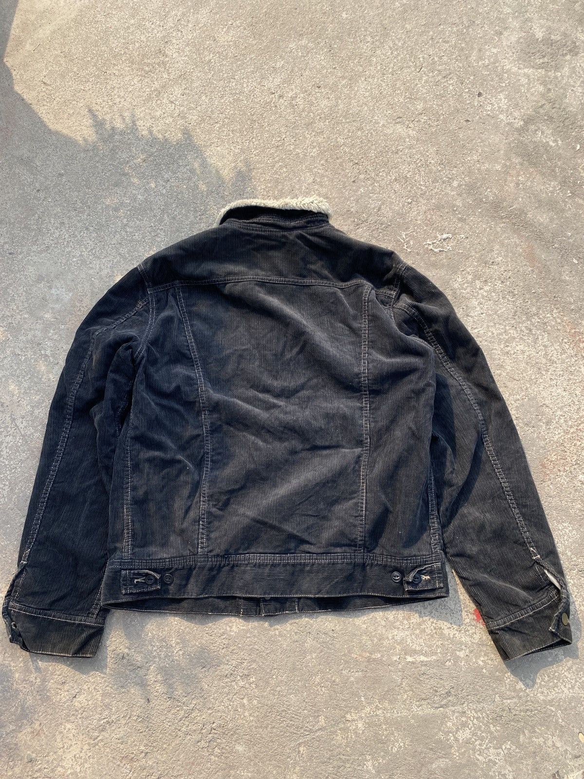 Lee × Vintage Vintage Lee Washed Denim Furr jacket Size US S / EU 44-46 / 1 - 3 Thumbnail