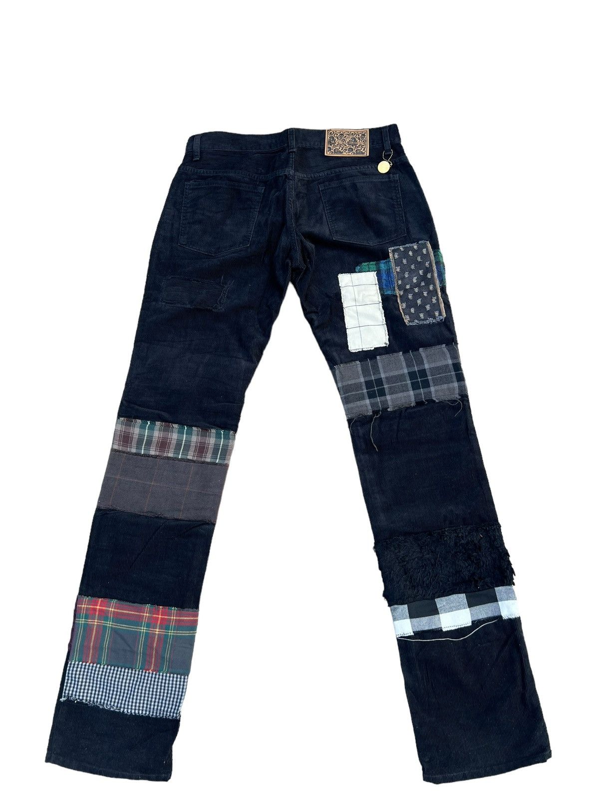 Magical Design RARE!! MAGICAL DESIGN Japan Patchwork Jeans Corduroy Pant Size US 30 / EU 46 - 2 Thumbnail