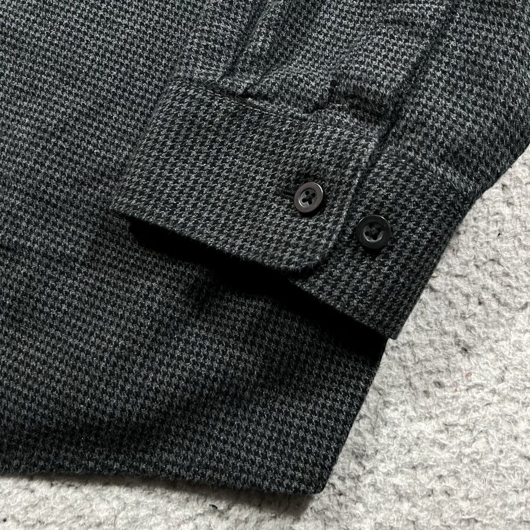 Vintage LL Bean Shirt Mens 2XL Gray Houndstooth Flannel Button-Up Long Sleeve Casual Vintage Style Womens? No, Mens. Size US XXL / EU 58 / 5 - 6 Thumbnail
