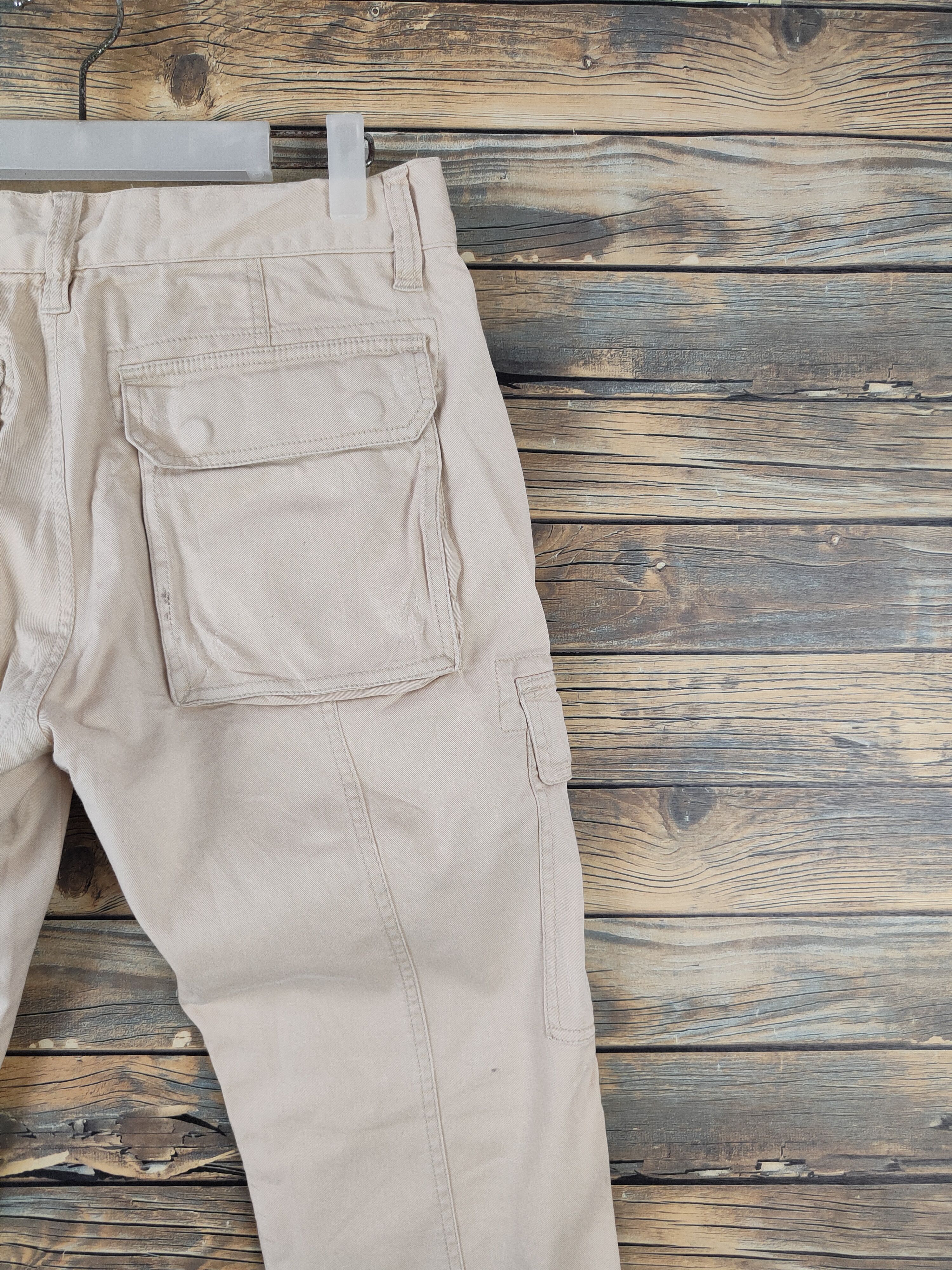 Japanese Brand DLL Buckaroo Peach Multipocket Skinny Cargo Pants #223 Size US 31 - 10 Thumbnail