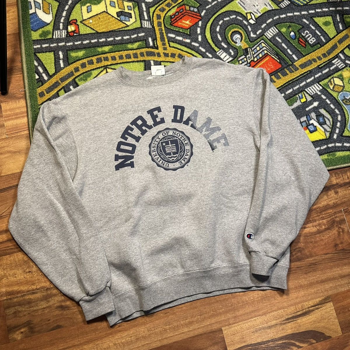Champion Vintage Champion Notre Dame Fighting Iris Sweatshirt-Size L Size US L / EU 52-54 / 3 - 1 Thumbnail
