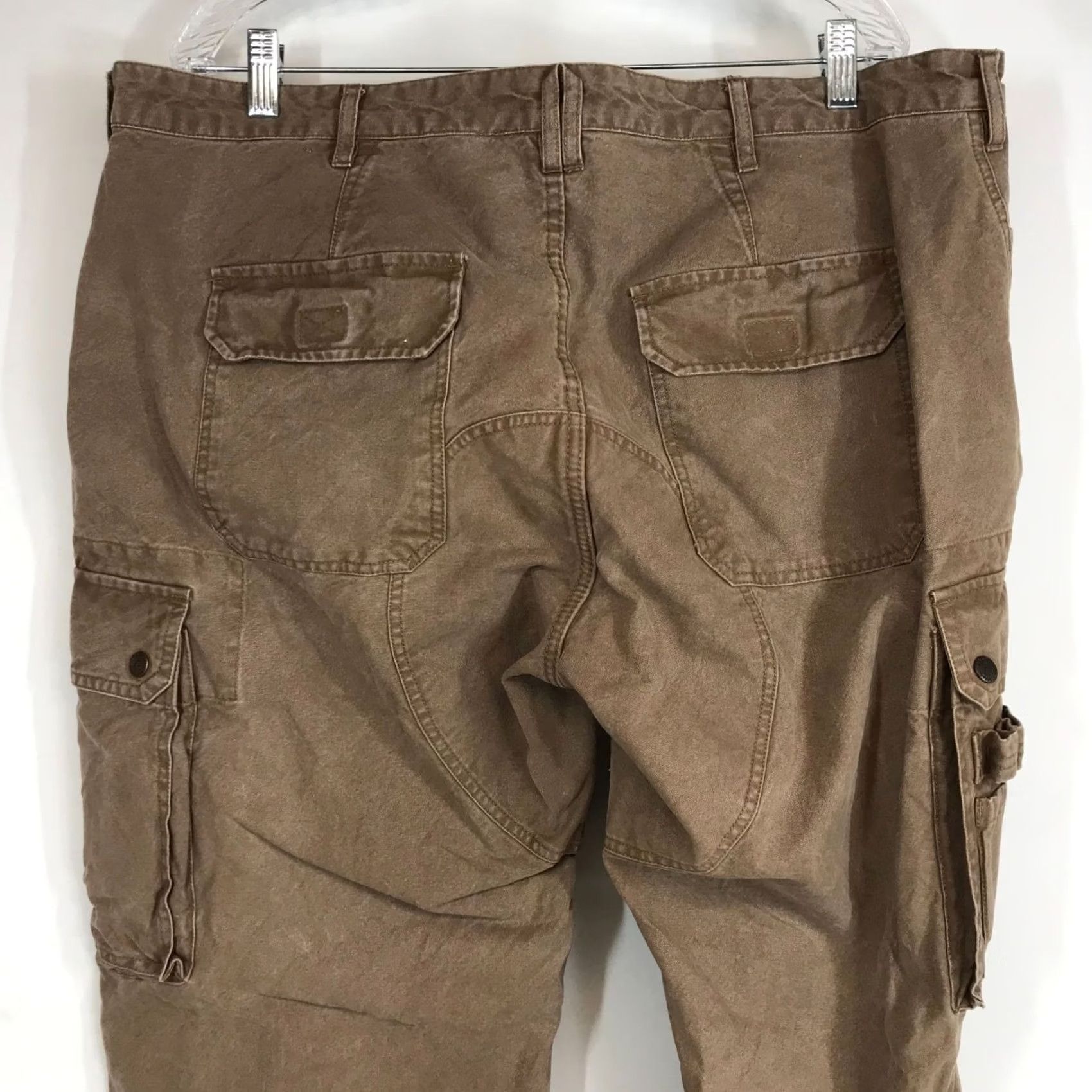 Vintage KAKADU PANTS Mens 42 Brown Cargo 30 Inseam Regular Size 42 Mens Pants Size US 42 / EU 58 - 6 Thumbnail