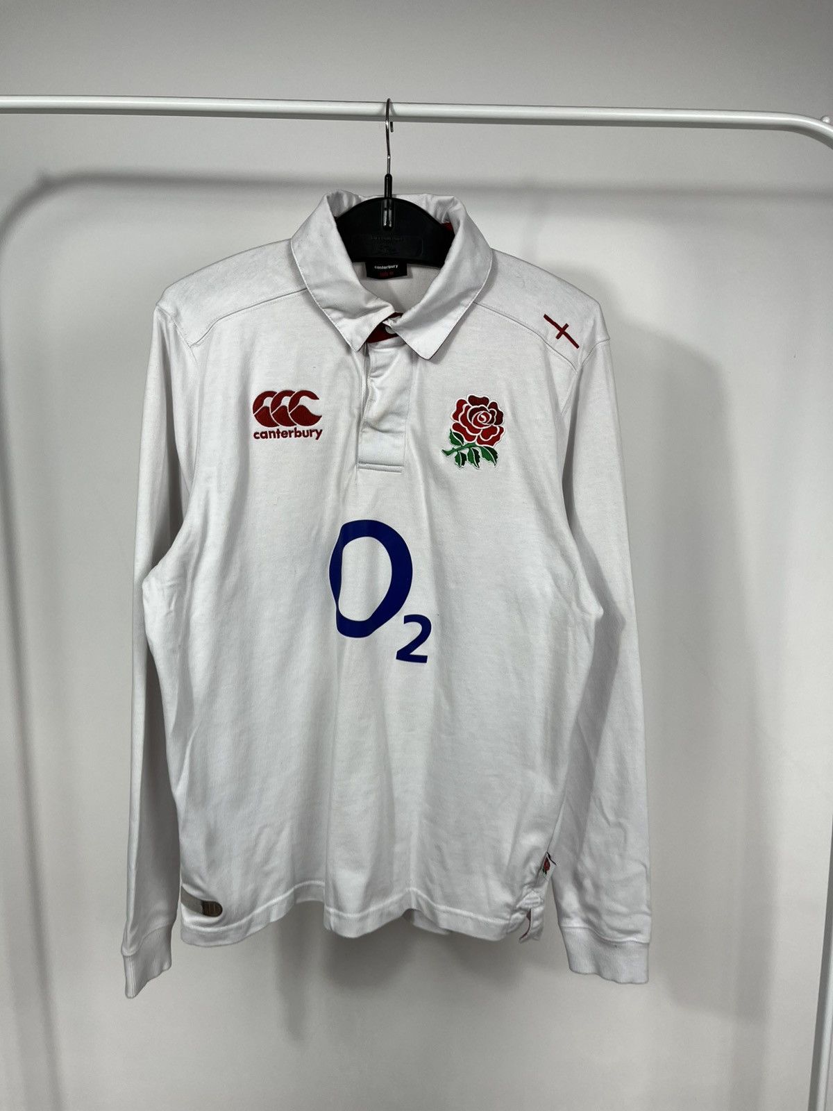 Canterbury of New Zealand England Rugby Canterbury O2 Long Sleeve Rugby Jersey Size M Size US M / EU 48-50 / 2 - 2 Thumbnail