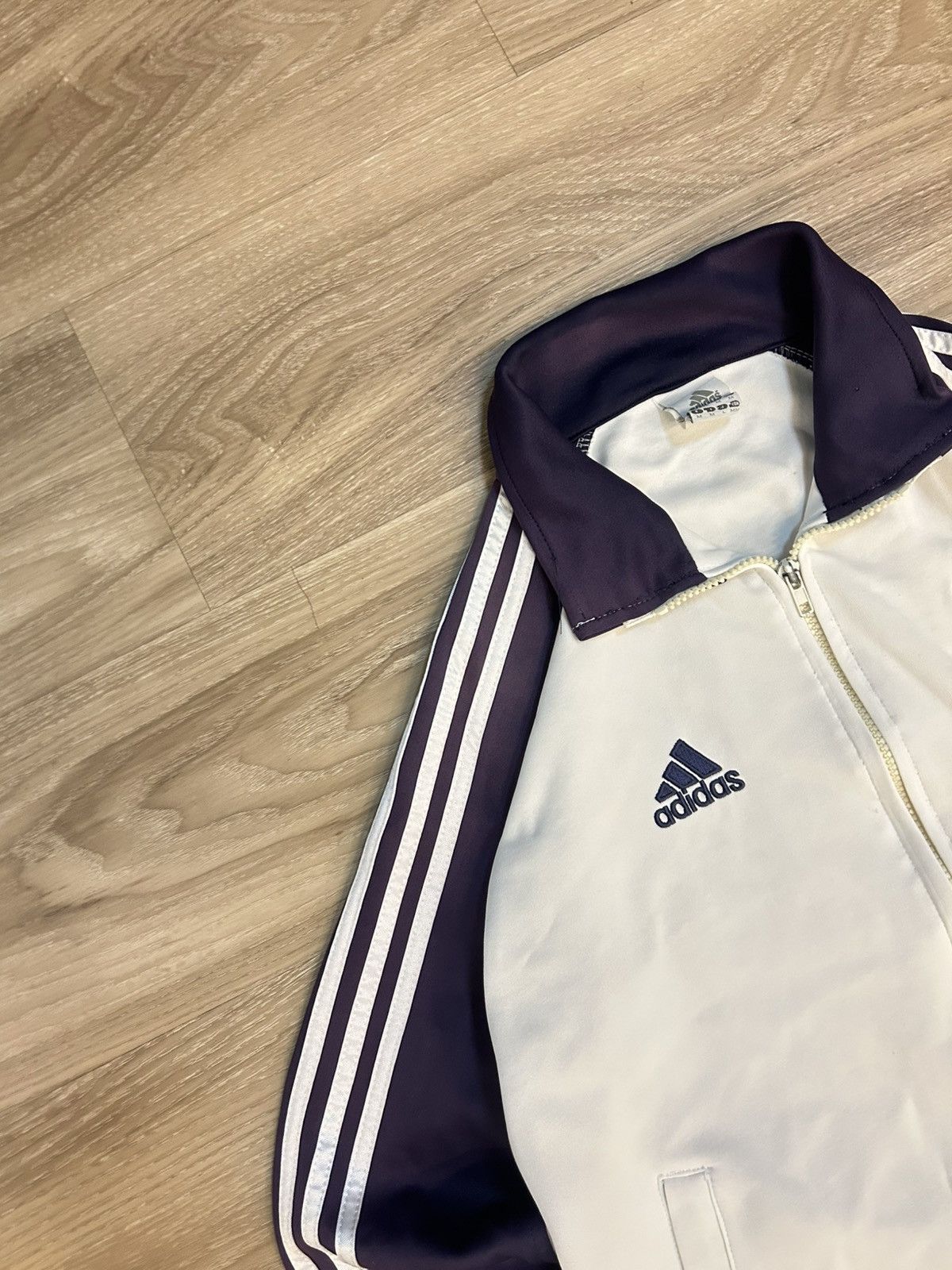 Adidas Vintage Real Madrid Football Jacket Soccer Track Top Zip Size US M / EU 48-50 / 2 - 3 Thumbnail