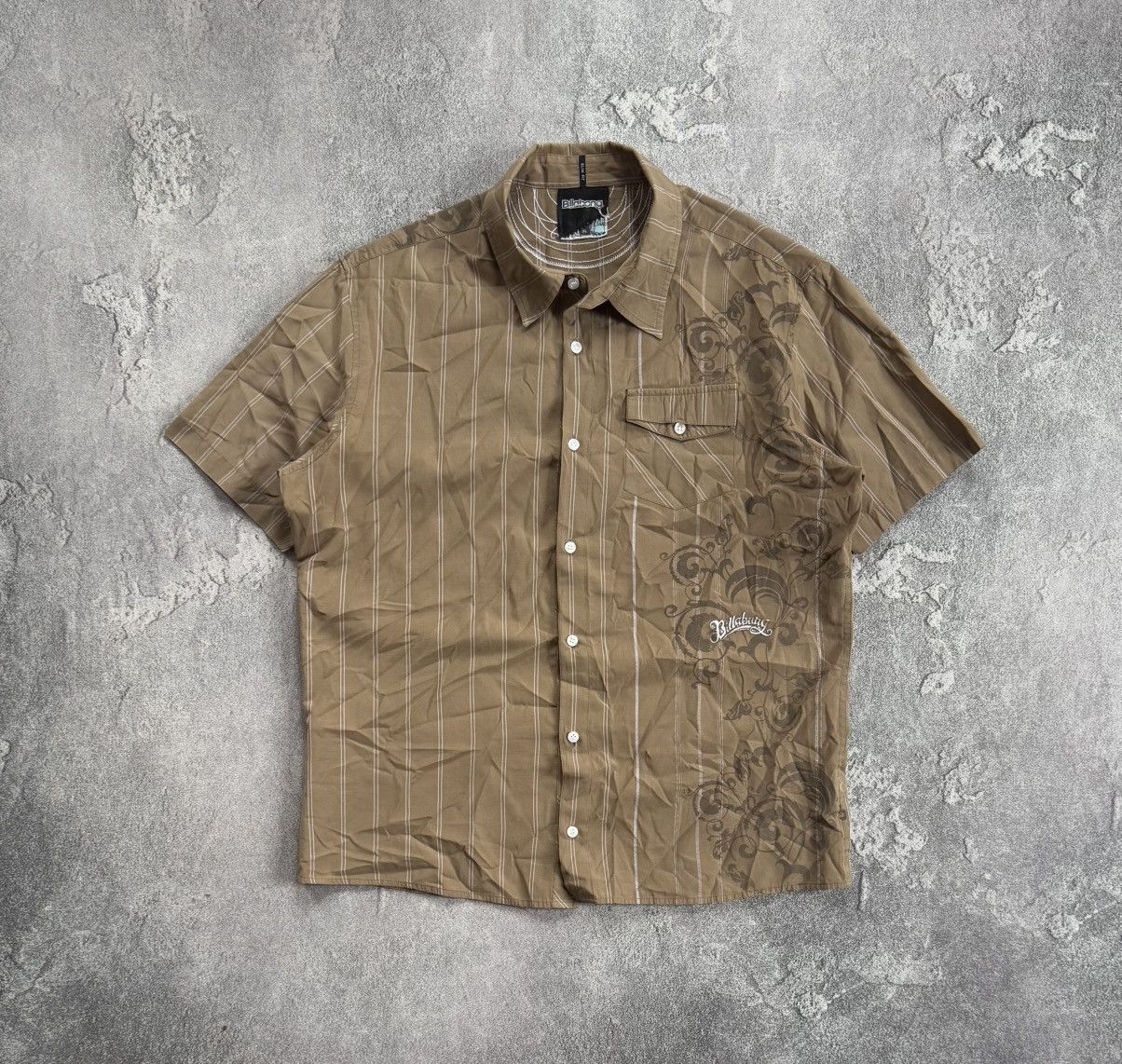 Billabong × Vintage Billabong XL all printed shirts button up polo tee T-shirt Size US XL / EU 56 / 4 - 6 Thumbnail