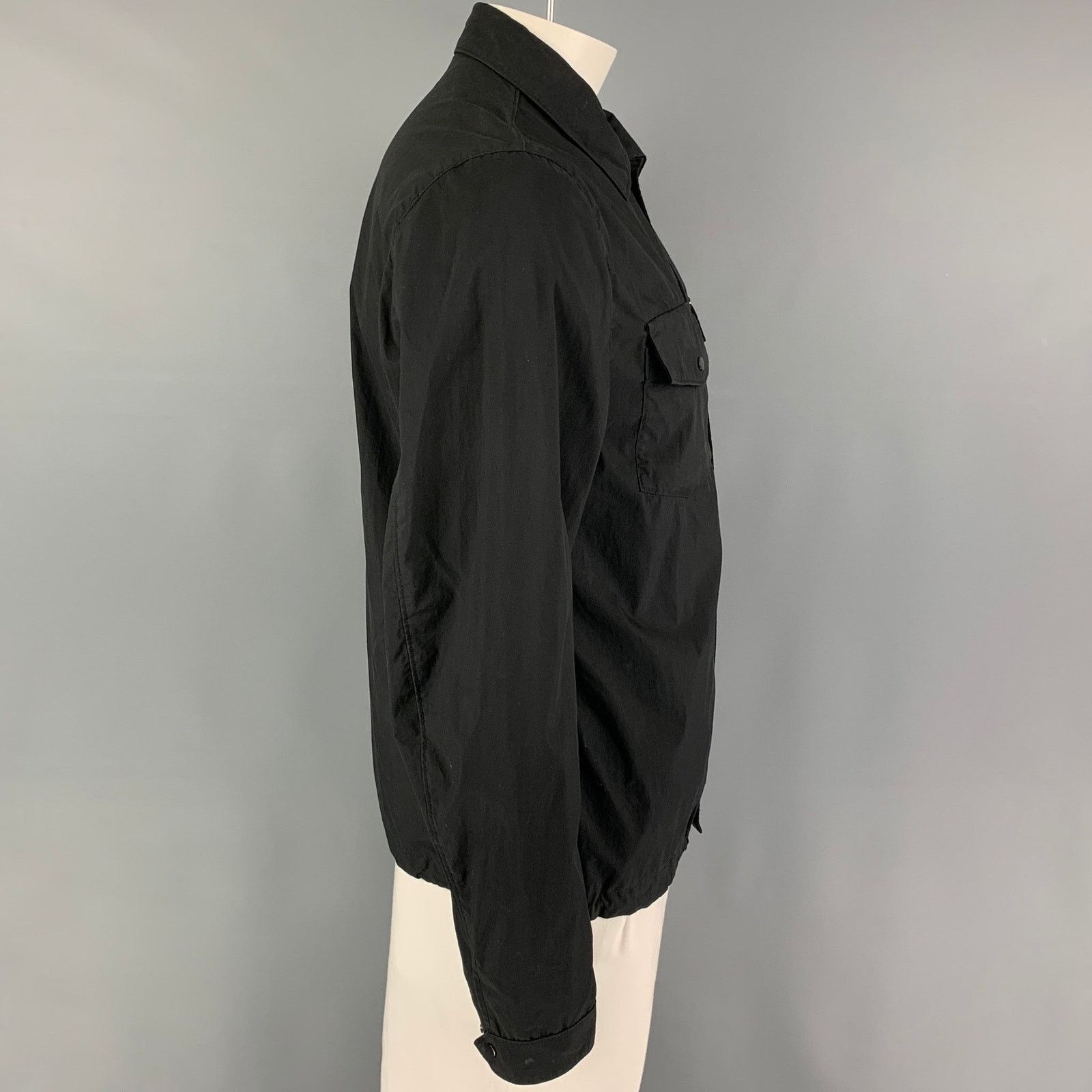 Ten C Size L Black Cotton Polyester Patch Pocket Campus Jacket Size US L / EU 52-54 / 3 - 2 Thumbnail