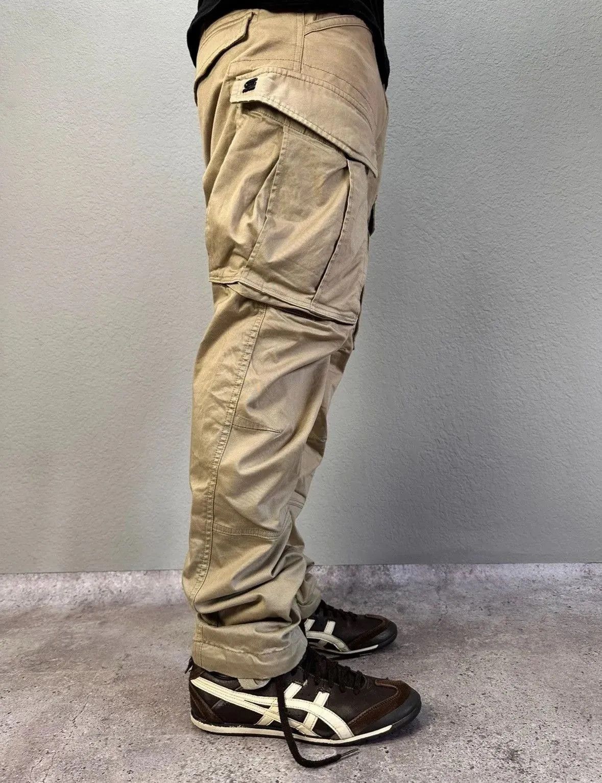 G-Star Archival Avant-Garde Brown Casual Pants Size US 31 - 5 Thumbnail