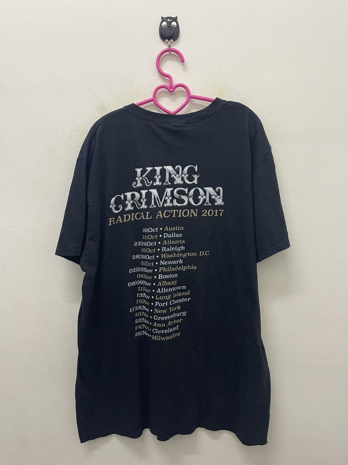 Band Tees Rare KING CRIMSON Radical Action Tee Size US L / EU 52-54 / 3 - 4 Thumbnail