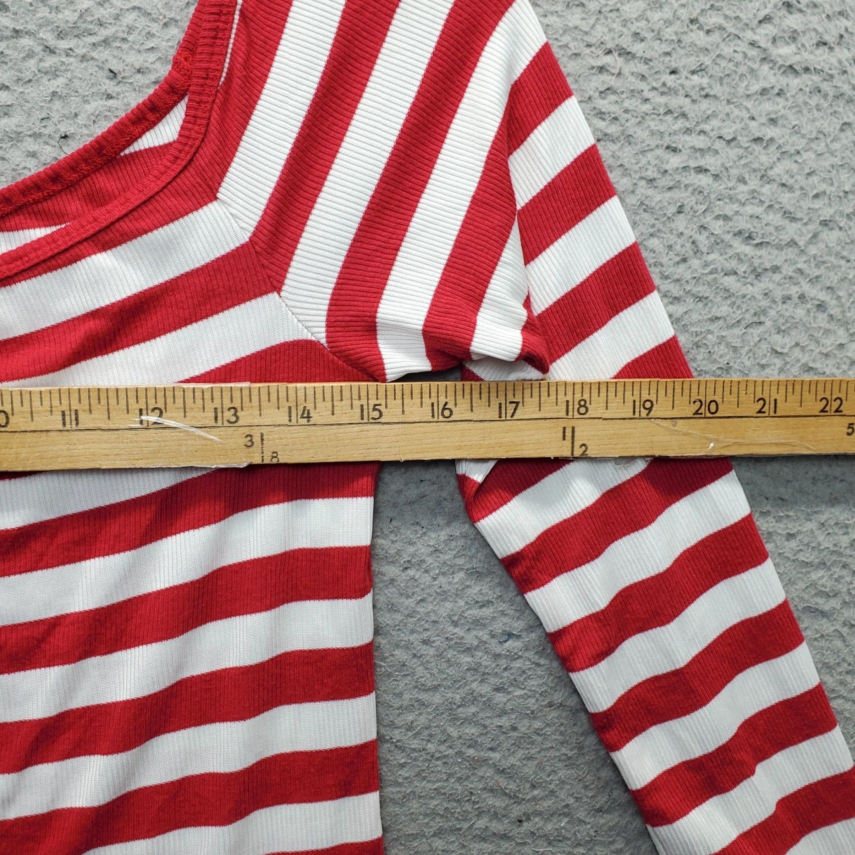 Vintage Denim & Supply Ralph Lauren Bodysuit Womens XL Mult striped Stretch Rib Knit Shirt Size XL / US 12-14 / IT 48-50 - 4 Thumbnail