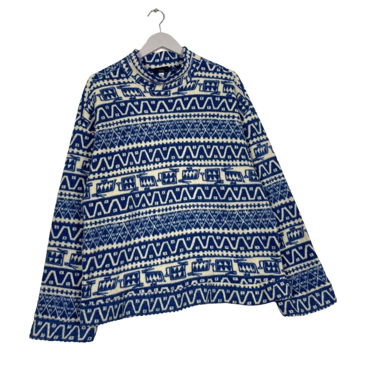 Japanese Brand × Native 💥NORDICA ITALY NATIVE ART MOTIVE FLEECE PULLOVER Size US L / EU 52-54 / 3 - 3 Thumbnail