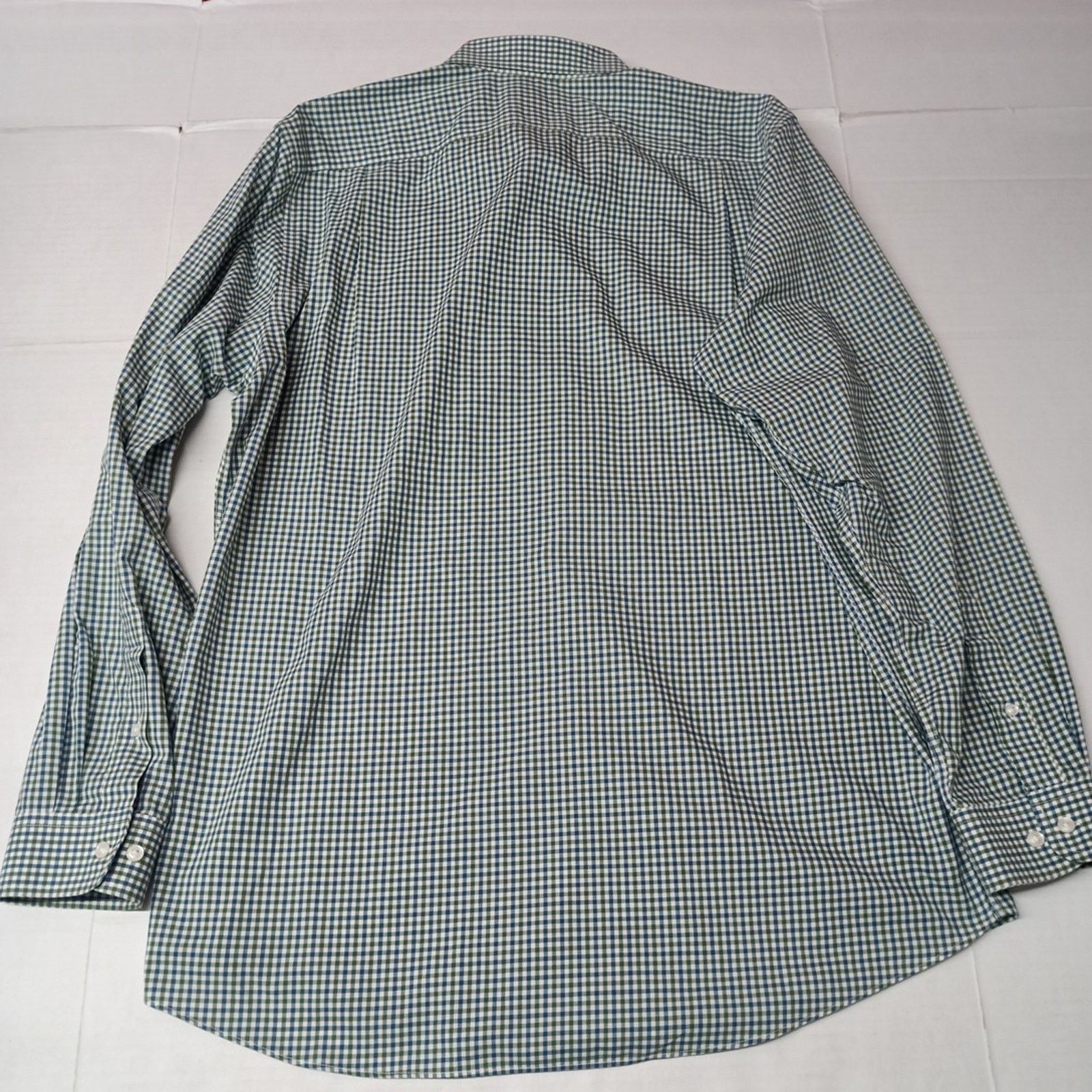 L.L. Bean LL Bean Men's Size LT Green Check Shirt Wrinkle Free Size US L / EU 52-54 / 3 - 7 Thumbnail
