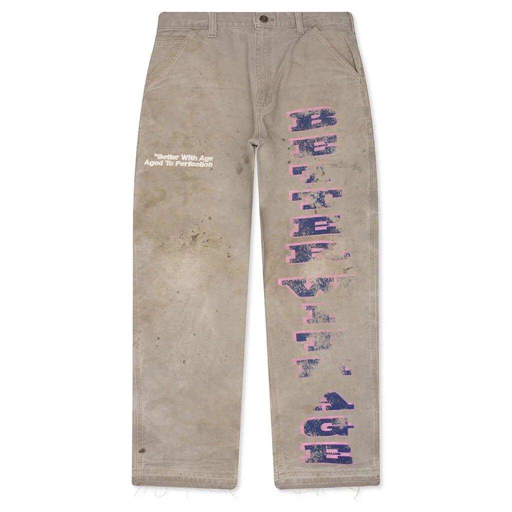 Better With Age Better With Age 'Moniker Carpenter' Tan Jeans Size US 34 / EU 50 - 1 Preview