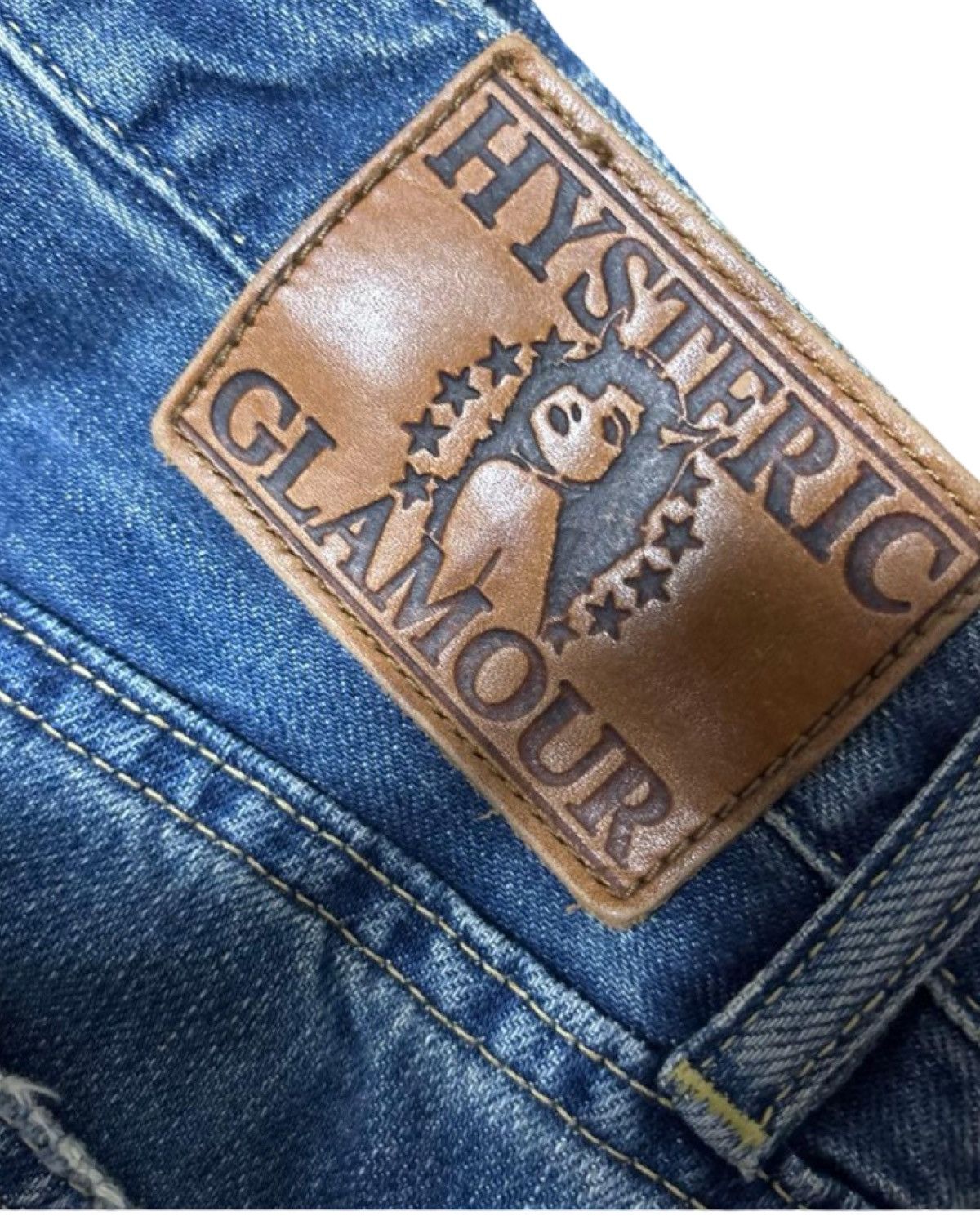 Hysteric Glamour Hysteric Glamour 🇯🇵 Komado Patch Work Studded Denim Jeans Size US 30 / EU 46 - 4 Thumbnail