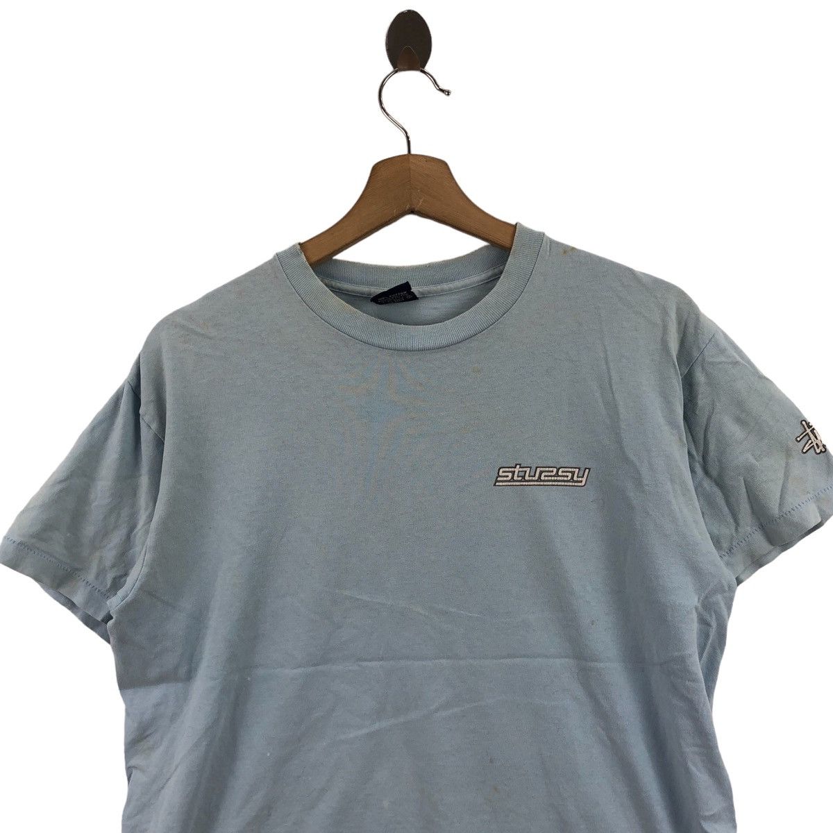 Stussy Vintage 90s Distressed Faded OLD STUSSY T-Shirt Size US M / EU 48-50 / 2 - 3 Thumbnail