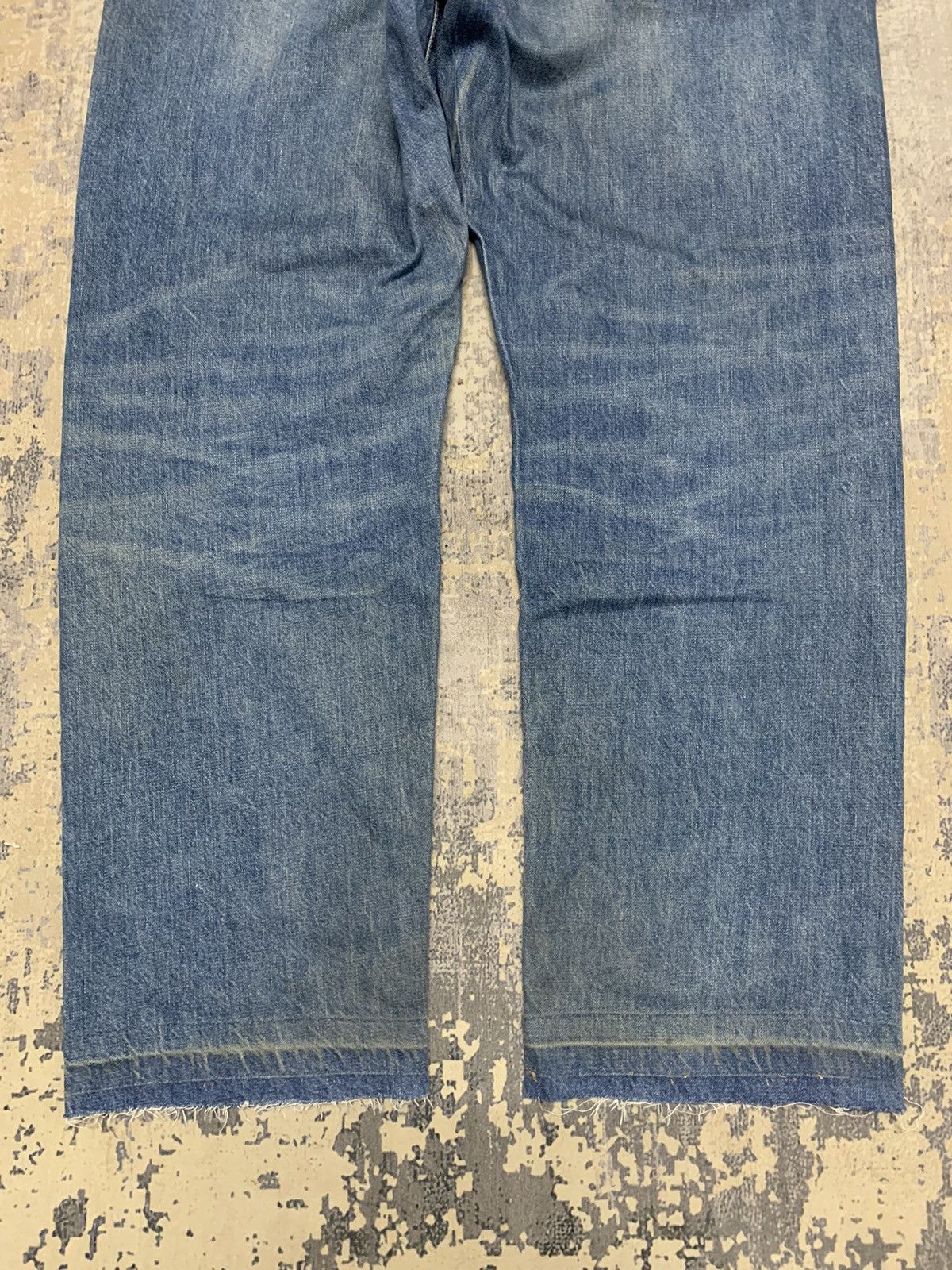 Japanese Brand Distressed Denim Japanese GU Vintage Jeans 34x29 Size US 34 / EU 50 - 9 Thumbnail
