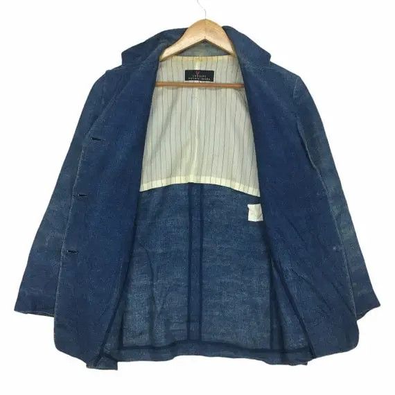 yoshie inaba Vtg L’EQUIPE YOSHIE INABA Japanese Denim Boro Jeans Jacket Size M / US 6-8 / IT 42-44 - 5 Thumbnail