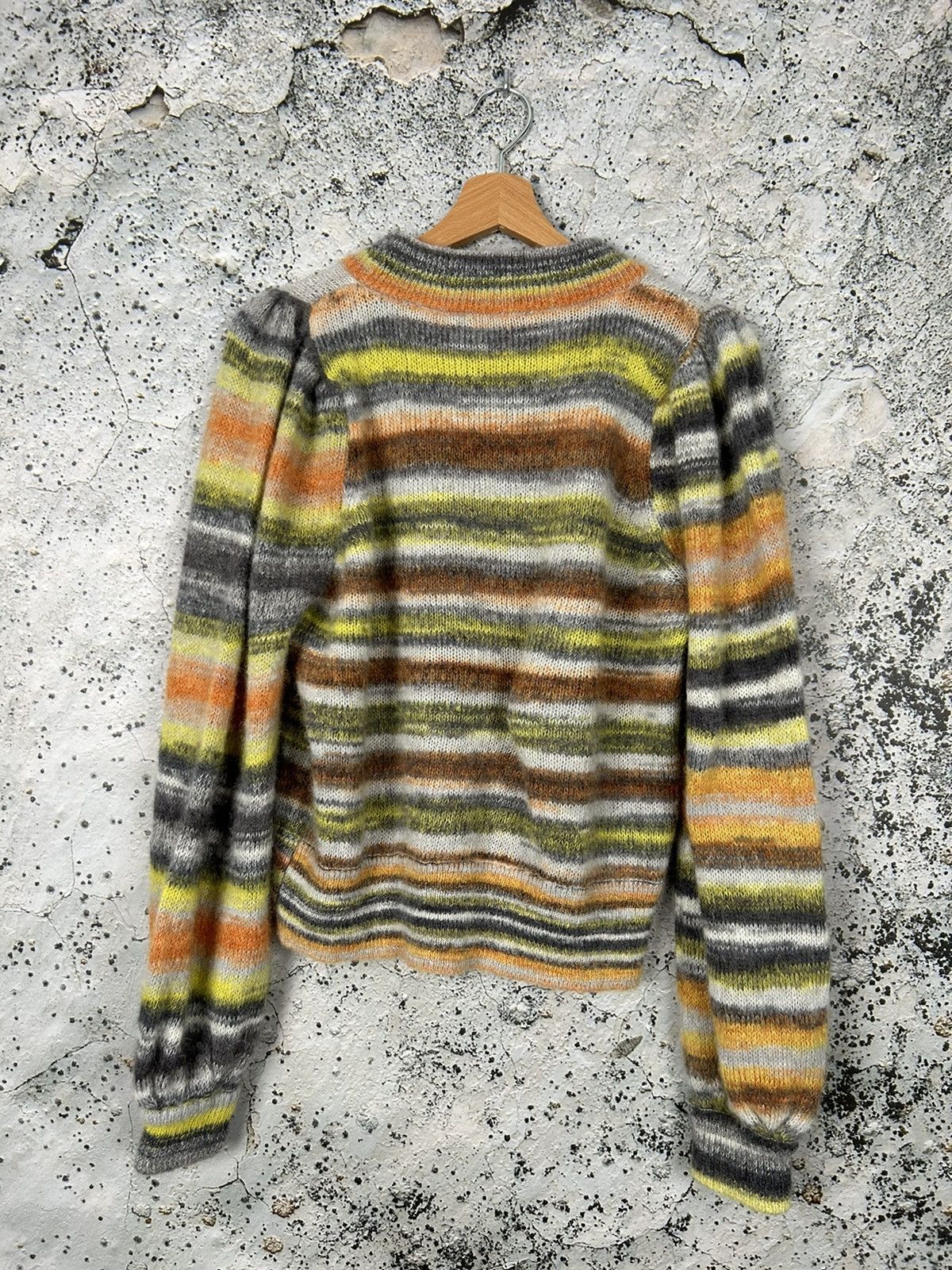 Designer Rodebjer Mohair Stripped Grunge Punk Knit Sweater Designer Size US M / EU 48-50 / 2 - 6 Thumbnail
