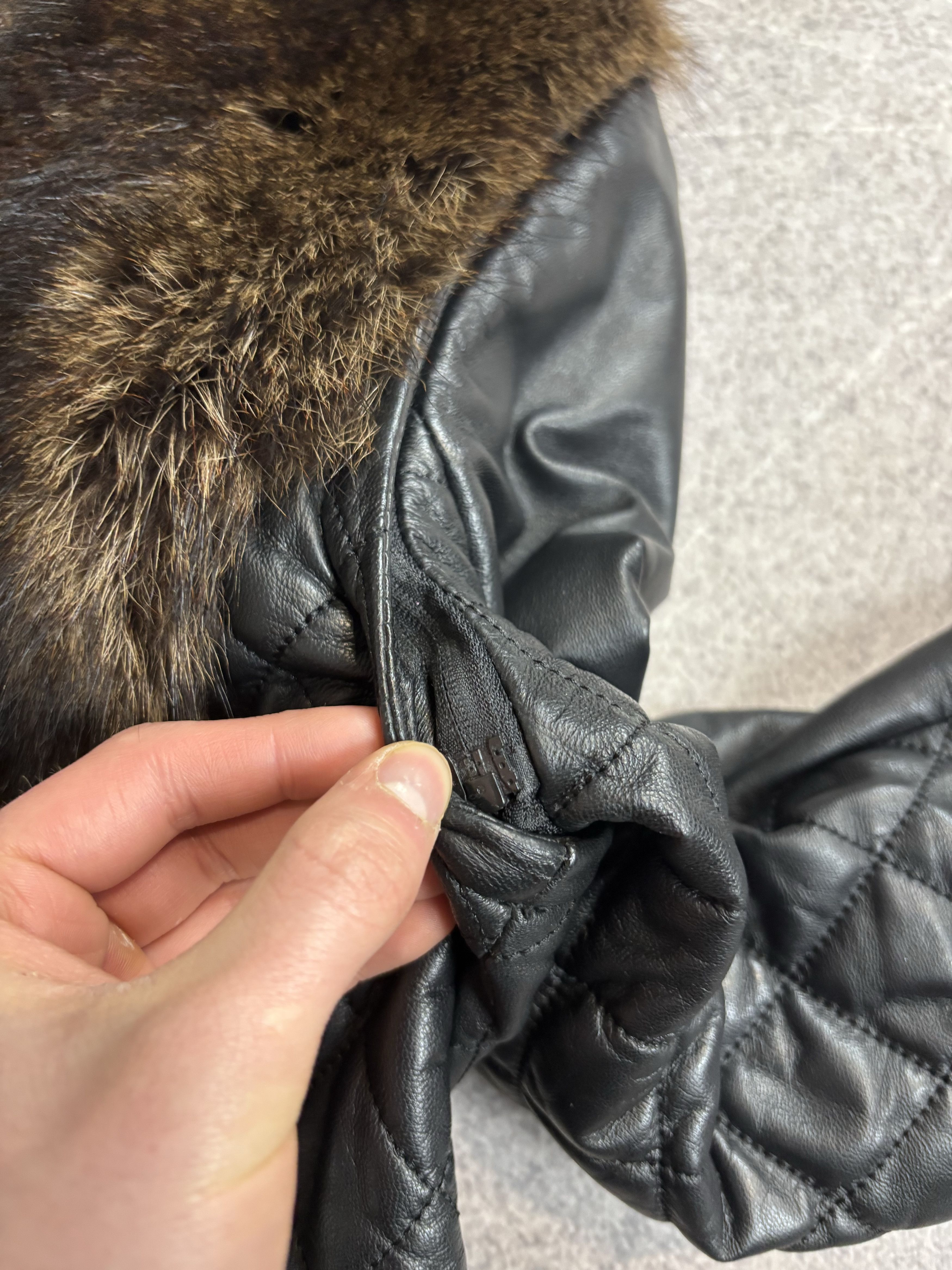 Yohji Yamamoto rare rick owens type cropped fur bomber leather jacket y2k Size US S / EU 44-46 / 1 - 10 Thumbnail