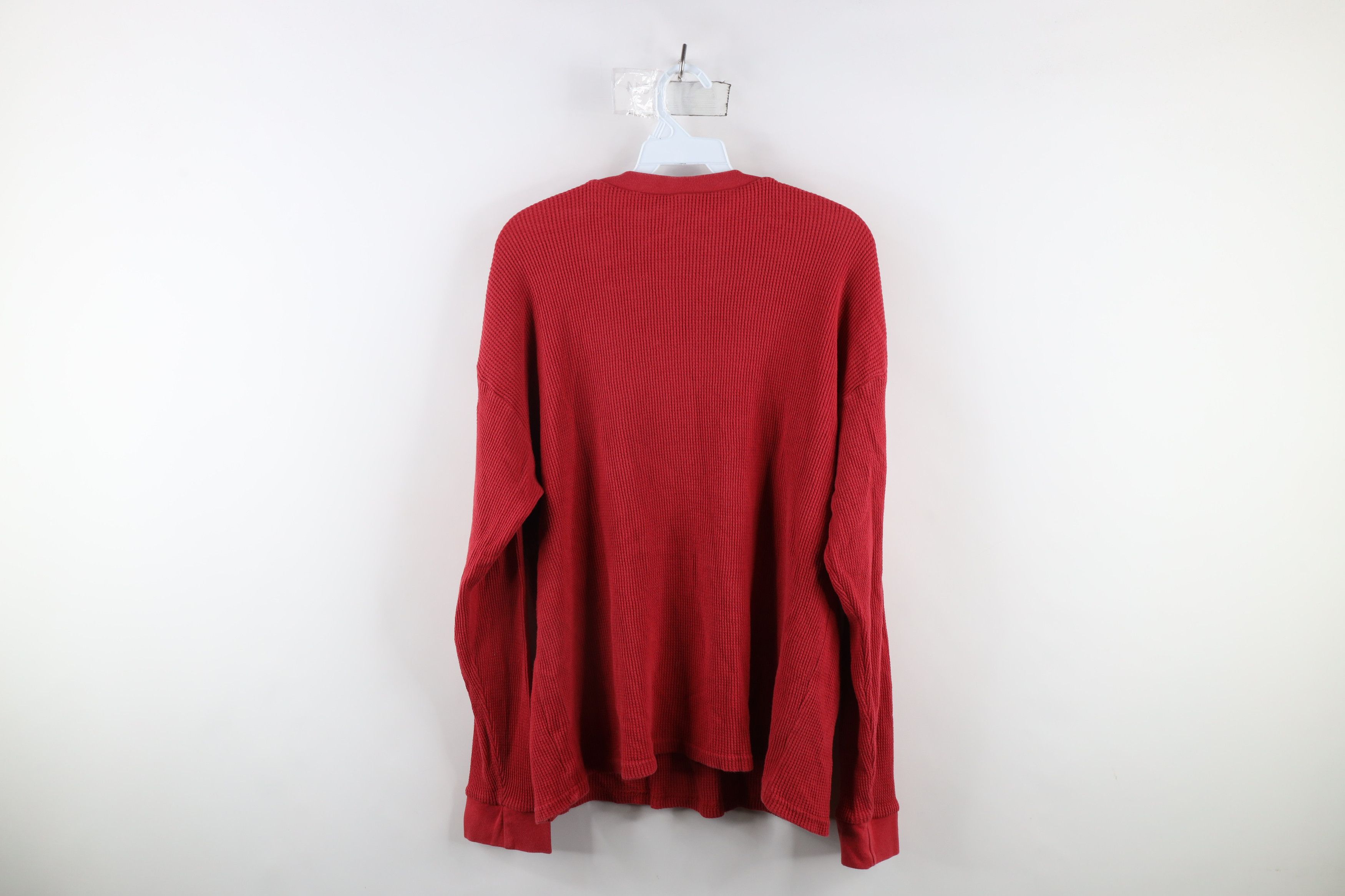 Vintage Vintage Out Indiana University Thermal Waffle Knit T-Shirt Size US XL / EU 56 / 4 - 6 Thumbnail