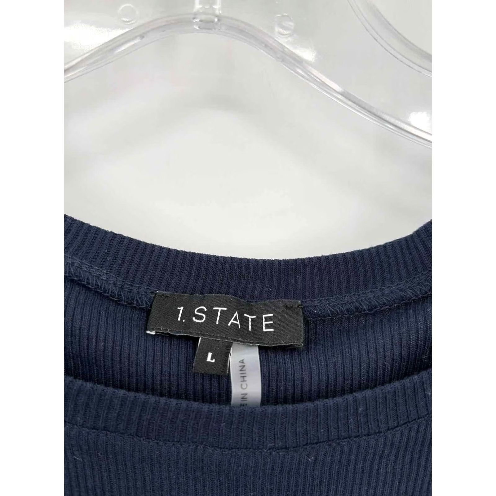 Vintage Pre-Owned 1.State Navy Size Large T-shirt Size L / US 10 / IT 46 - 3 Thumbnail
