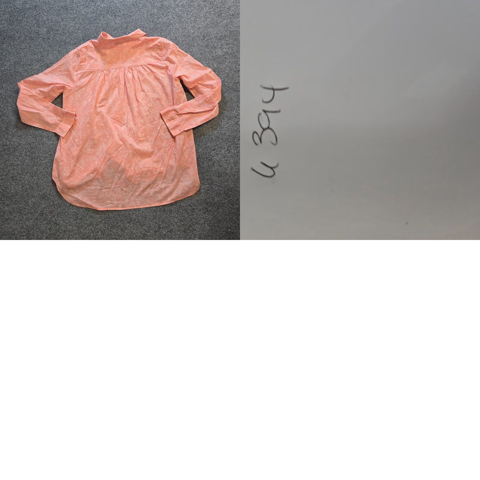 J. Jill J. Jill Top Womens Medium Tall Pink Floral Butterfly Button Long Sleeve Casual Shirt Size M / US 6-8 / IT 42-44 - 8 Thumbnail