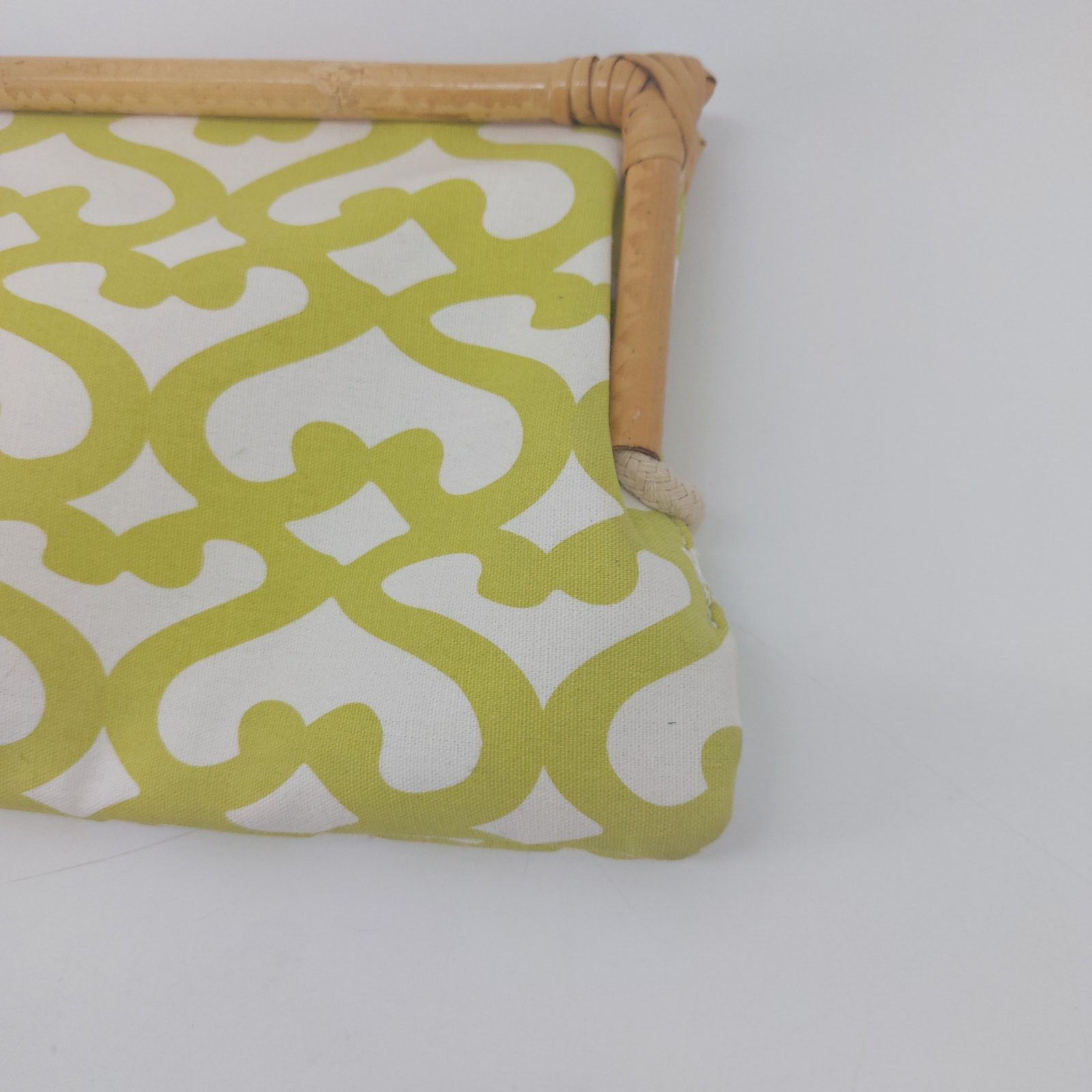Other Donna Dixon Lime Green Clutch Bamboo Magnetic Bag Size ONE SIZE - 5 Thumbnail