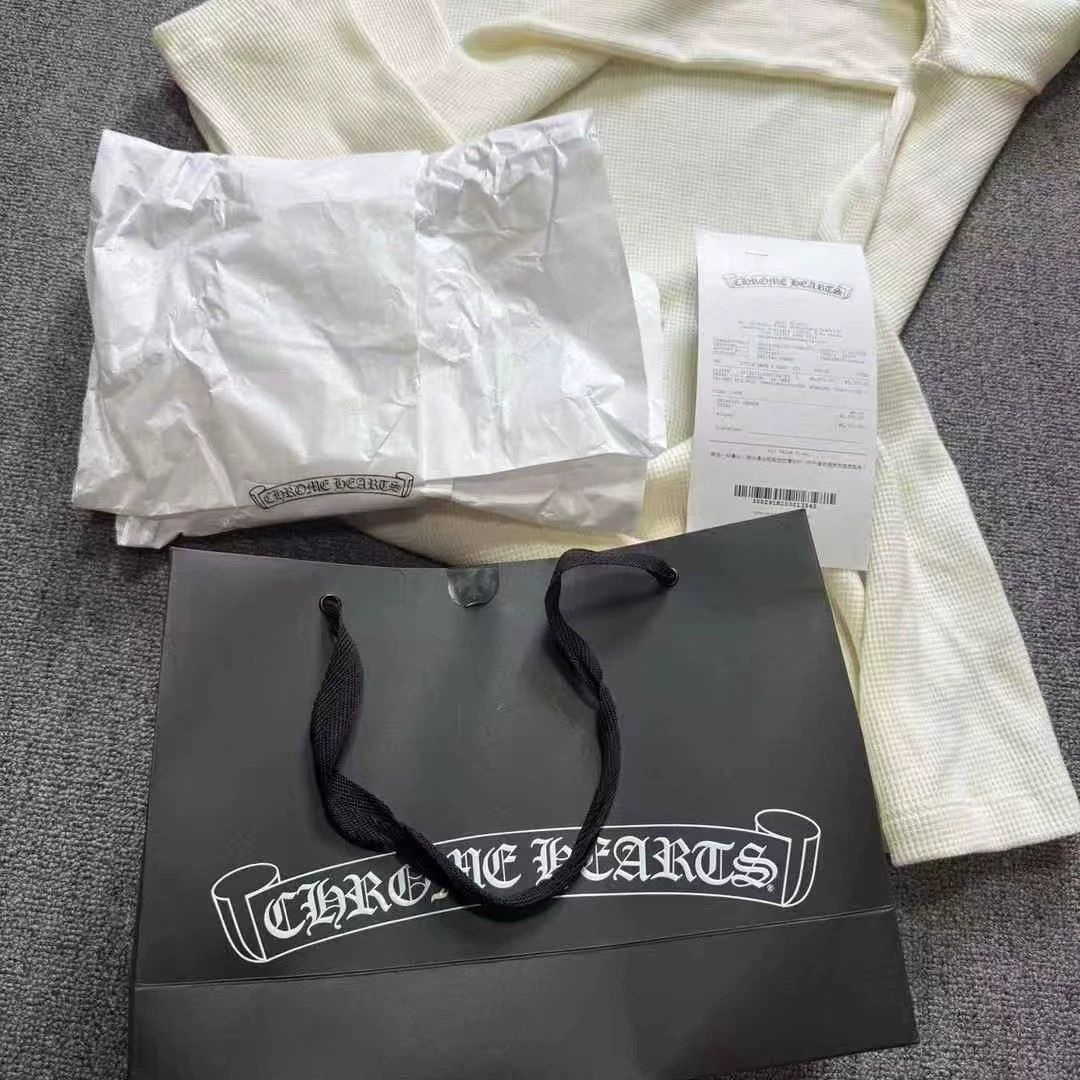 Chrome Hearts In Stock Chrome Hearts New Waffle Long-Sleeve T-Shirt Size XL / US 12-14 / IT 48-50 - 8 Thumbnail