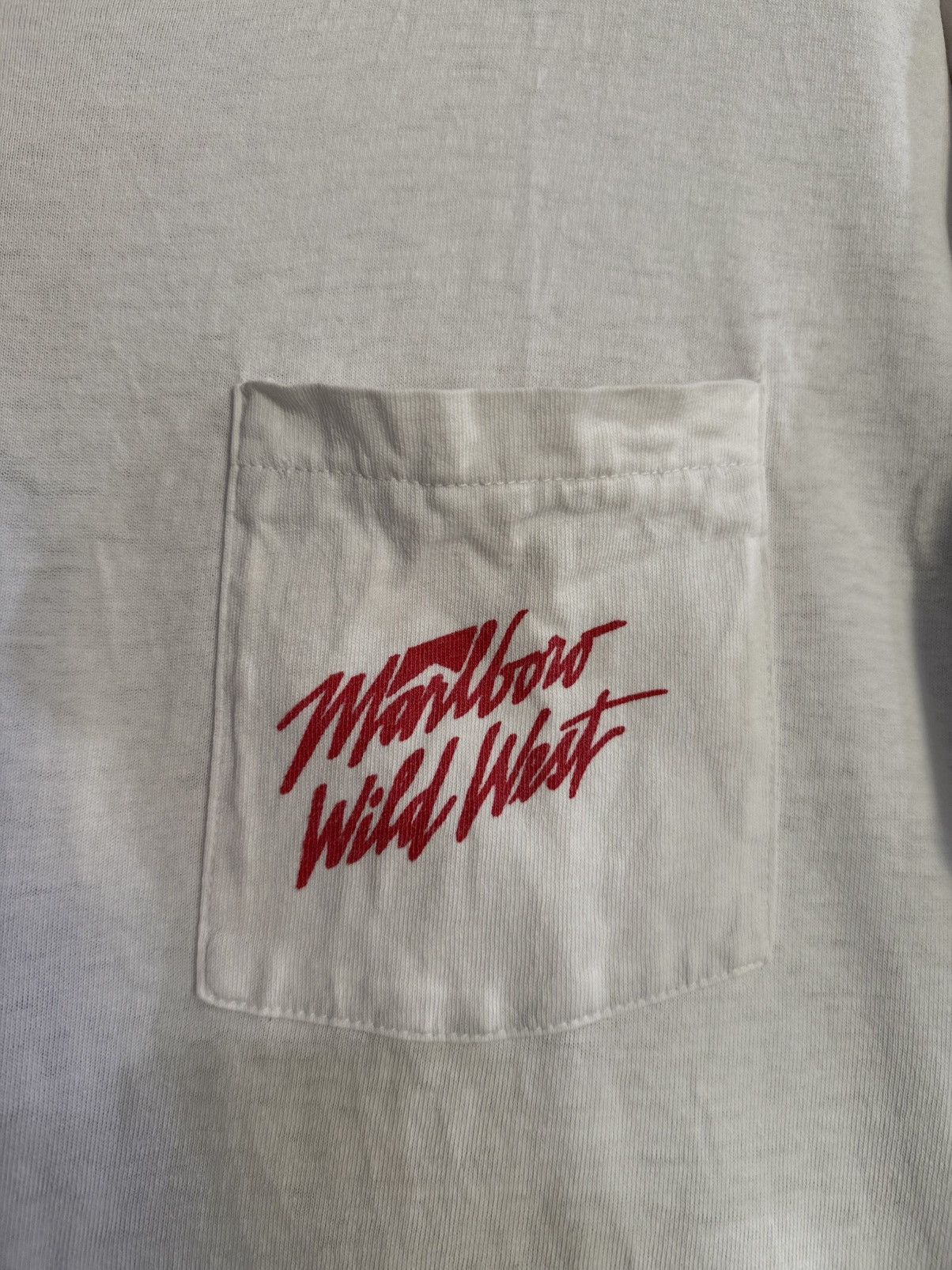 Marlboro Vintage 90s Marlboro Cowboy Man Wid West Collection Pocket T Size US XL / EU 56 / 4 - 8 Thumbnail