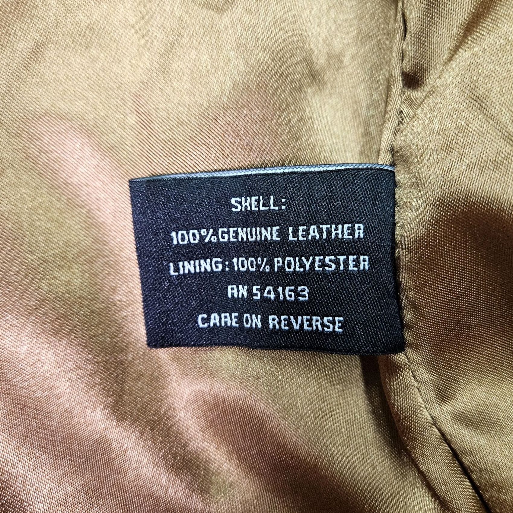 Guess GUESS Jacket Womens Medium Brown Leather Quilted Full Zip Collared Short Fitted Size 32" / US 10 / IT 46 - 4 Thumbnail