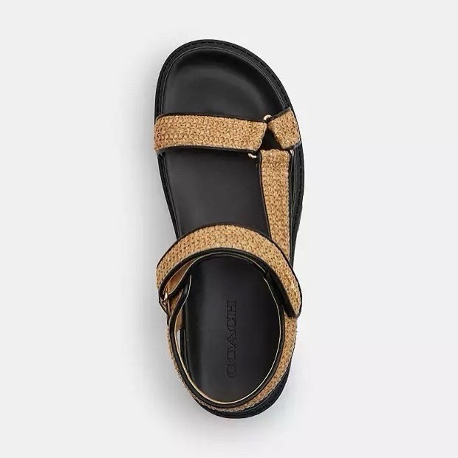 Coach NEW COACH Women's Sport Sandal Toast/Black CBB92 US 6.5 Size US 6.5 / IT 36.5 - 7 Thumbnail