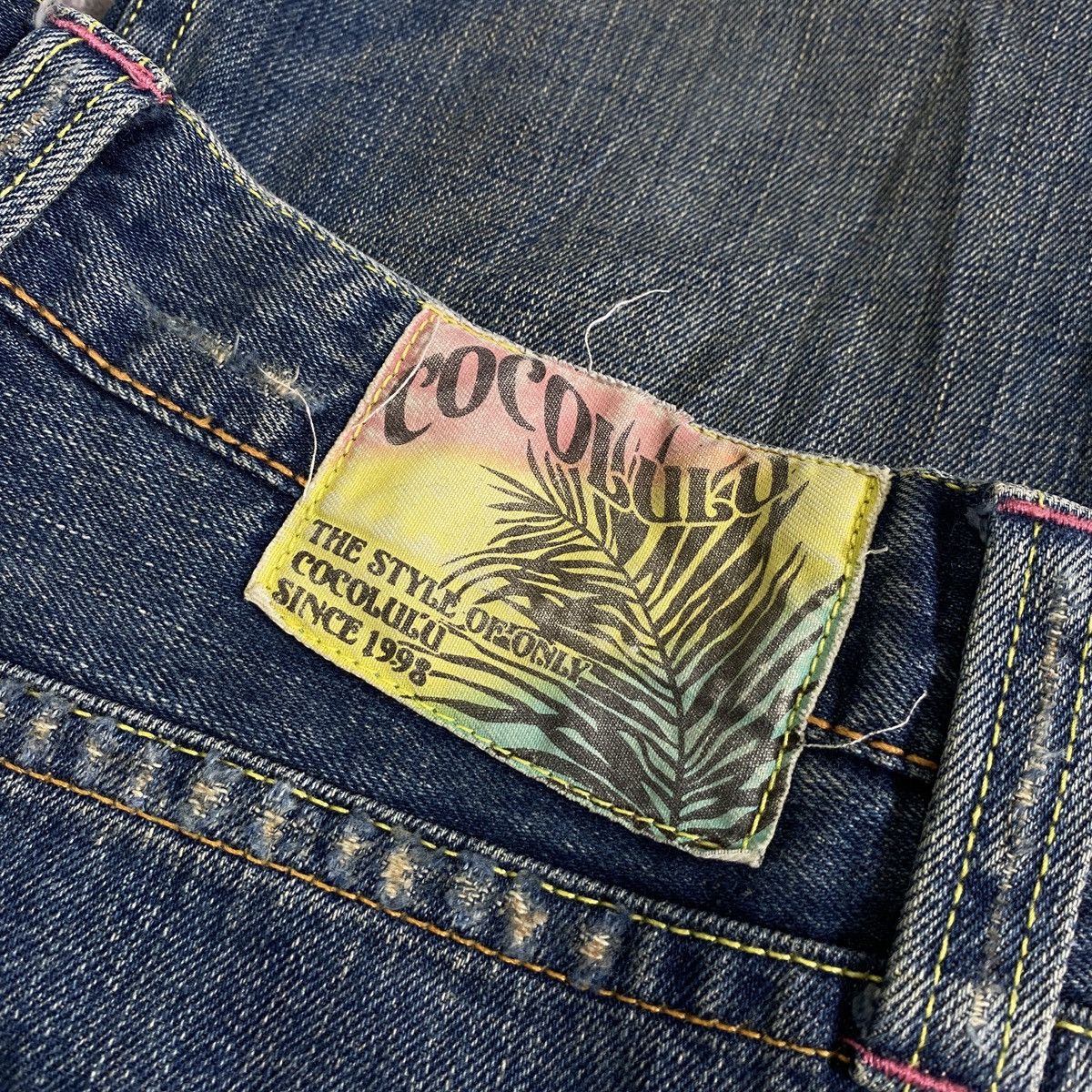 If Six Was Nine × Japanese Brand × Le Grande Bleu (L.G.B.) Vintage Cocolulu Raw Faded Jeans Size 32" / US 10 / IT 46 - 6 Thumbnail