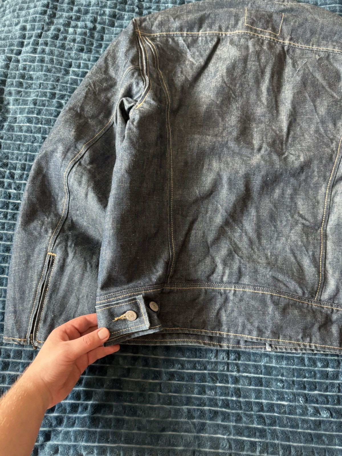 Levi's Vintage Clothing Vintage Levis Engineered Denim Jacket Size US M / EU 48-50 / 2 - 11 Thumbnail