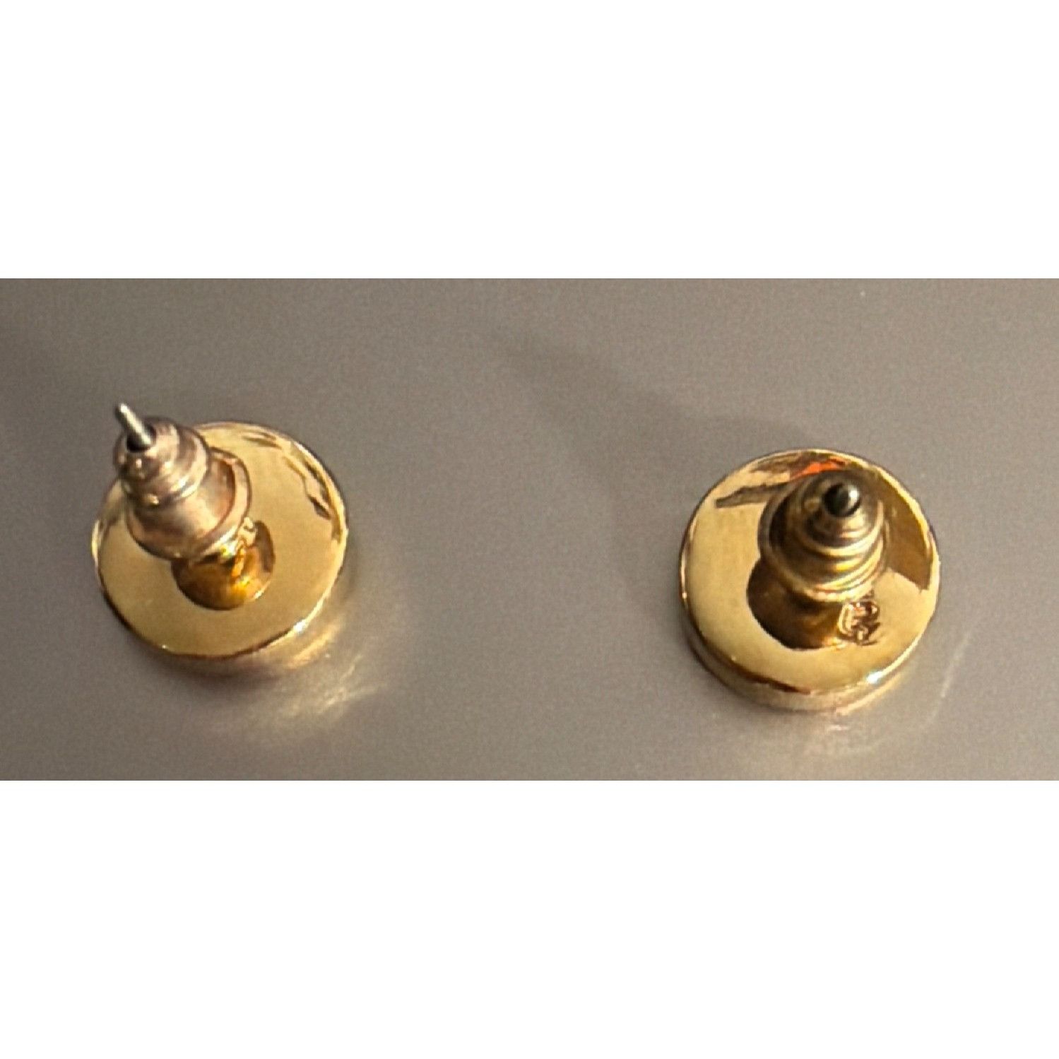 Kate Spade Kate Spade Gold Blue Enamel Spade Stud Earrings Glow Under B Size ONE SIZE - 4 Thumbnail