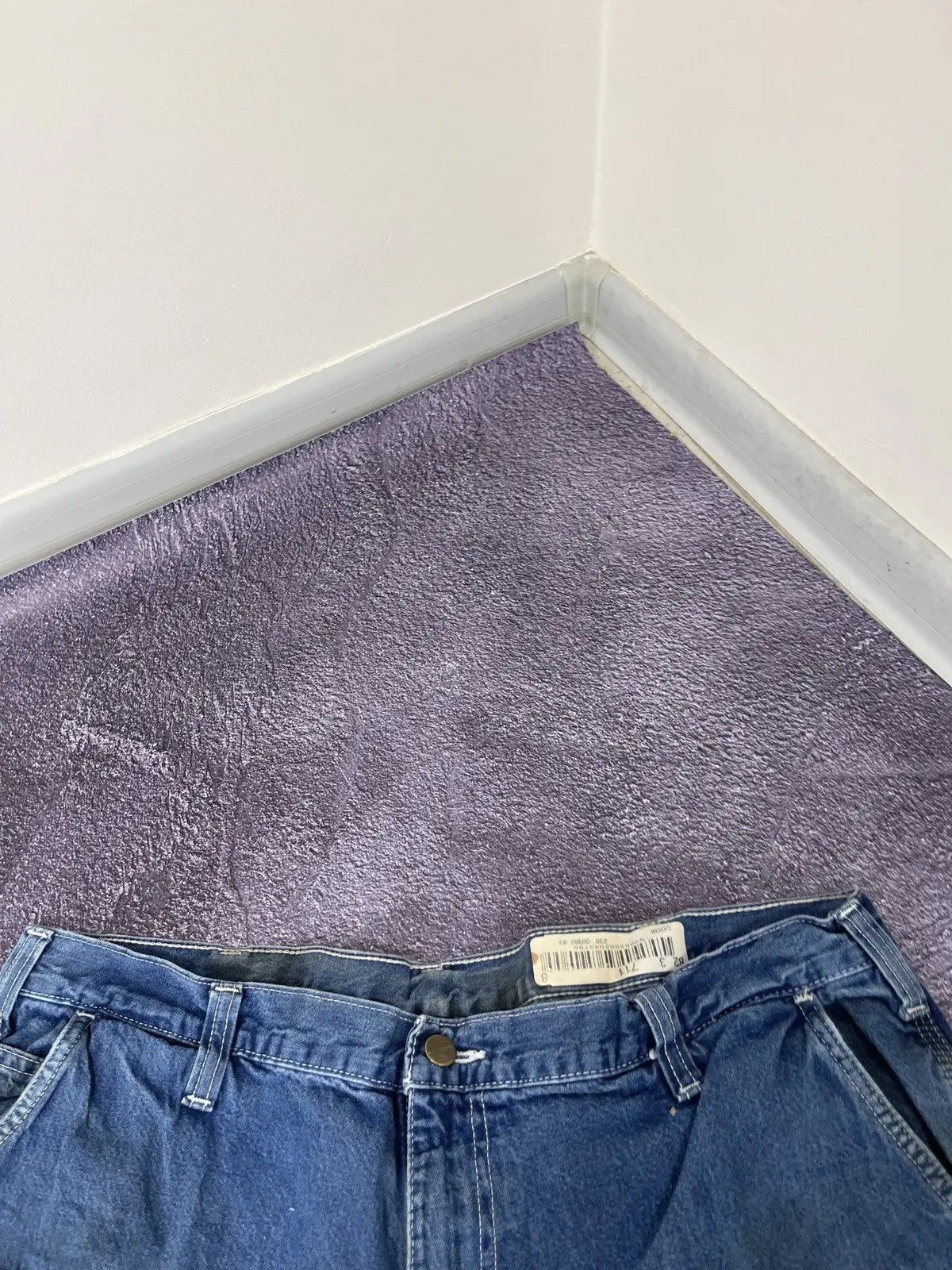 Carhartt × Vintage Vintage Carhartt Dungaree Fit Denim Blue Hype Baggy Jeans Size US 38 / EU 54 - 7 Thumbnail