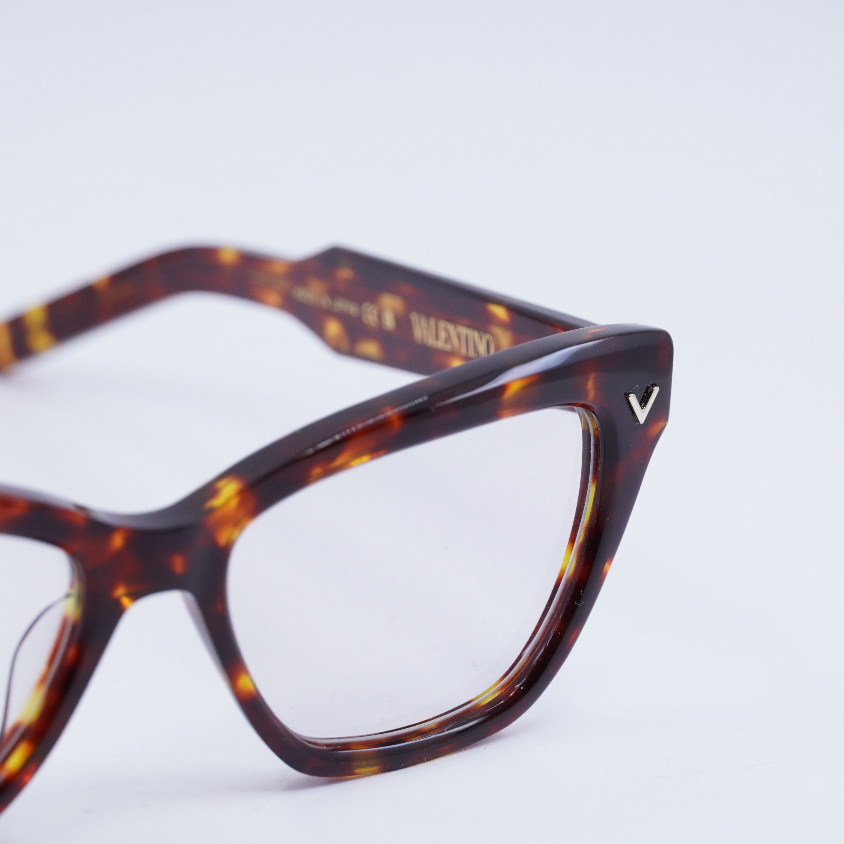 Valentino Valentino V-TALE VLX-140B Eyeglasses Havana 53mm Cat Eye Size ONE SIZE - 7 Thumbnail