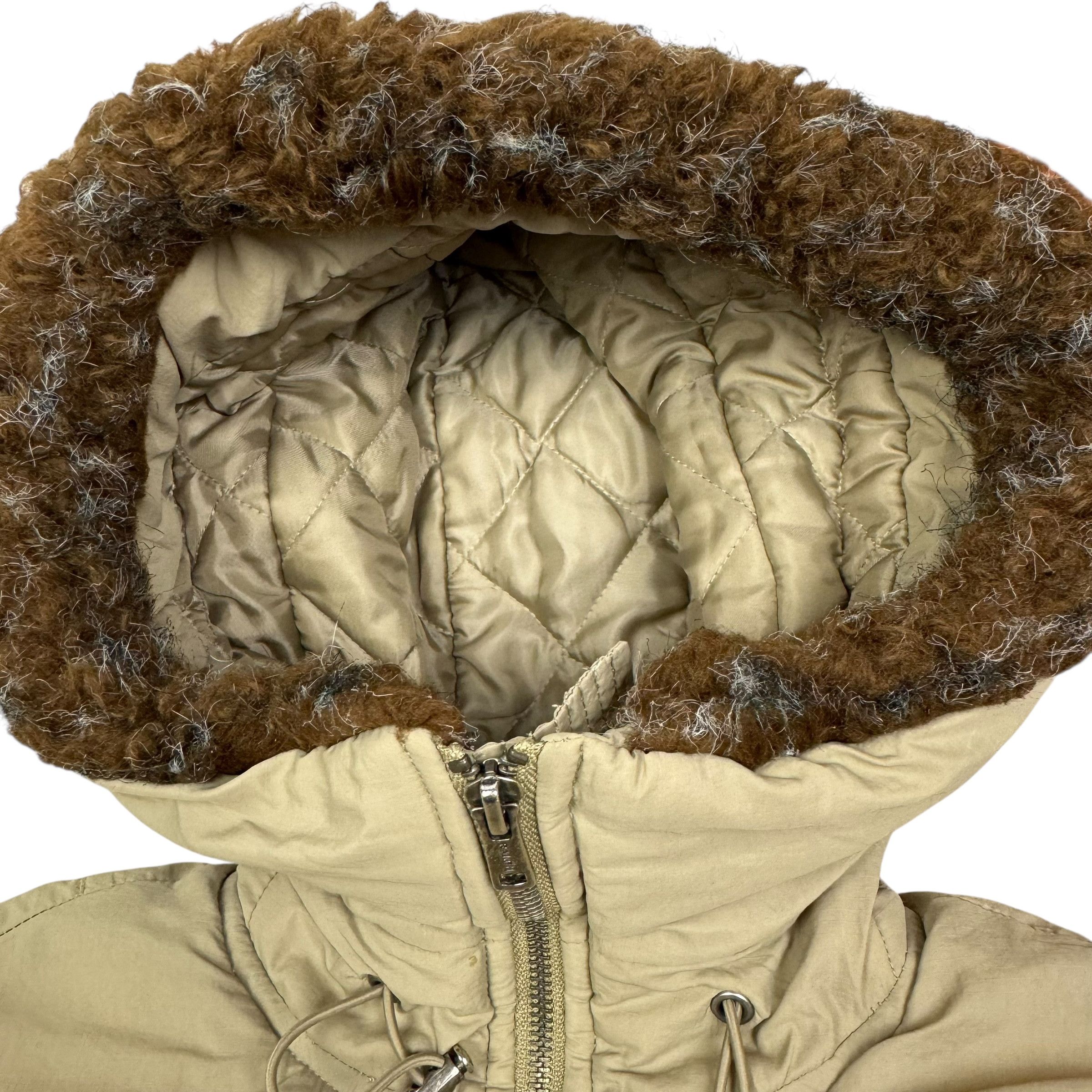 Ralph Lauren Ralph Lauren beige Long Sleeve Hooded Full Zip Jacket XS Size XS / US 0-2 / IT 36-38 - 8 Thumbnail