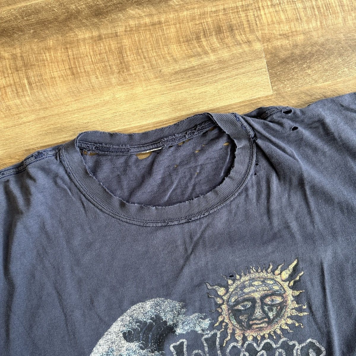 Band Tees × Sublime × Vintage Vintage Sublime Waves T-Shirt Faded Distressed Y2K Size XL Size US XL / EU 56 / 4 - 3 Thumbnail