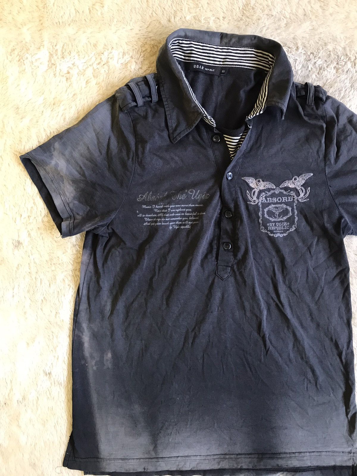 Japanese Brand Y2k Ugiz Republic Lace Collar Punk Goth Grunge Size US M / EU 48-50 / 2 - 2 Thumbnail