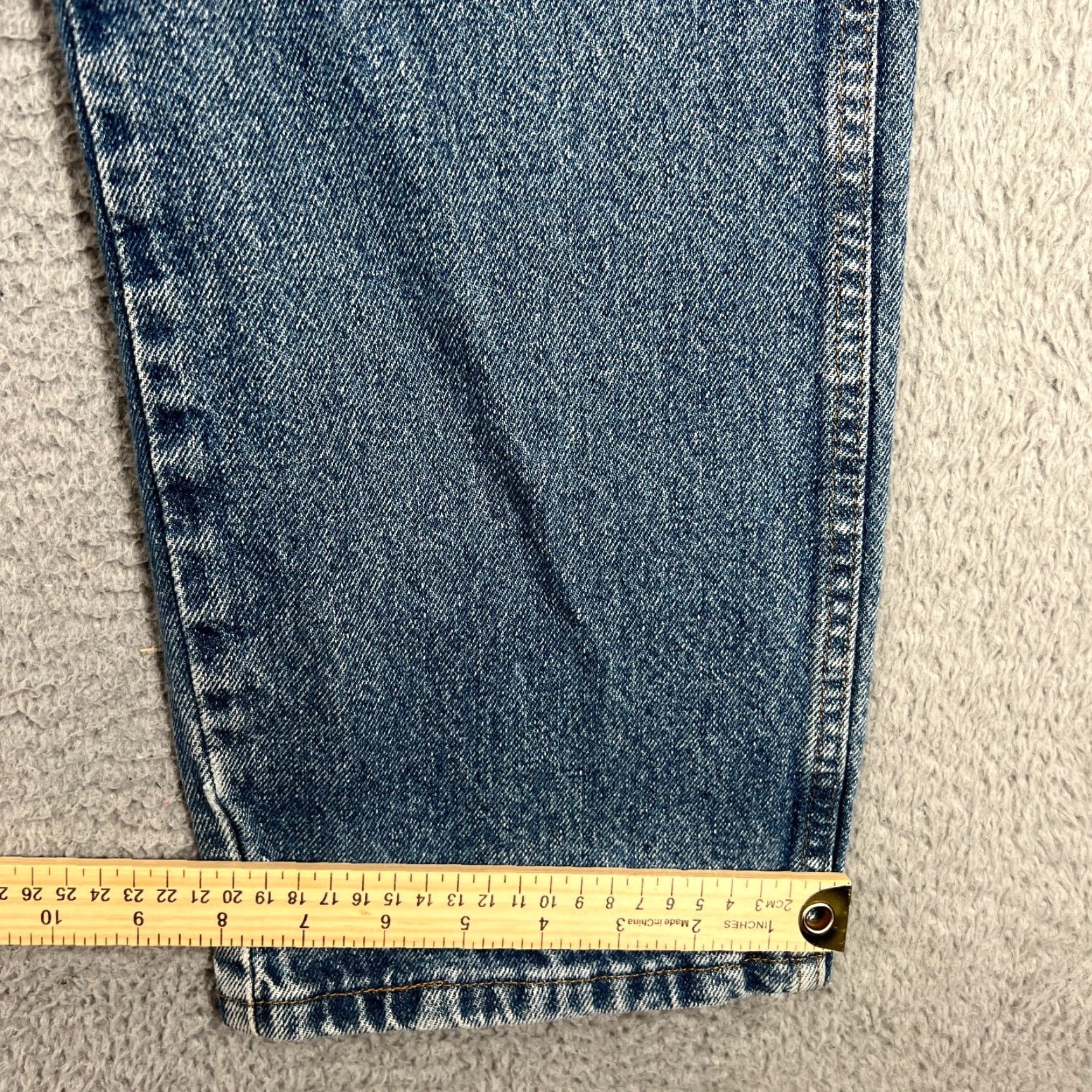 Wrangler VINTAGE Wrangler Jeans Mens 36x30 Regular Fit Blue Cotton Denim 90s Straight Casual Size US 36 / EU 52 - 2 Thumbnail