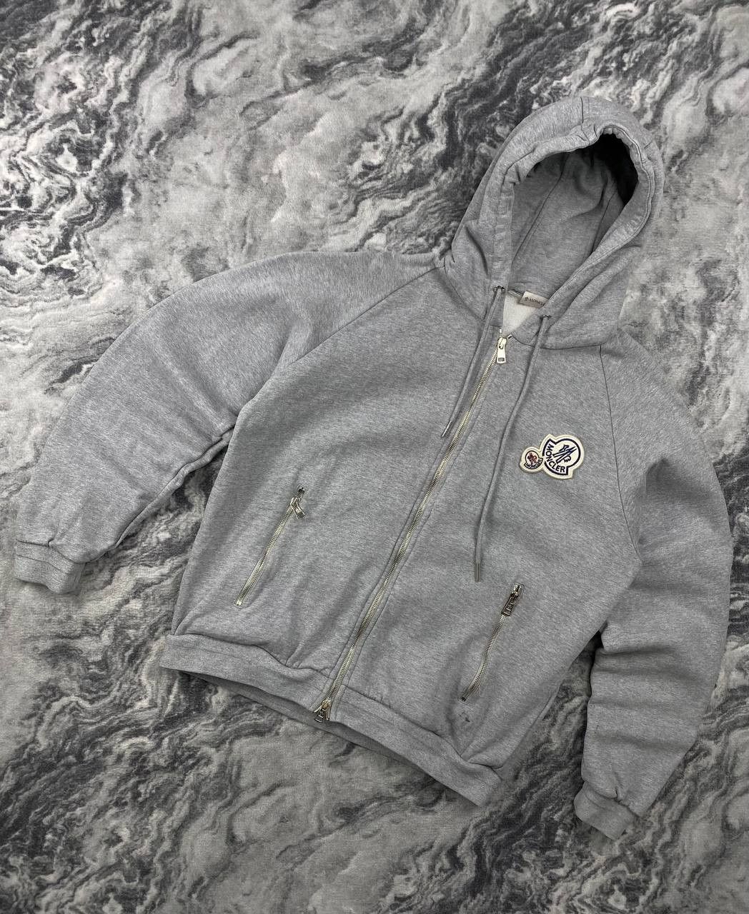 Moncler Moncler Maglia Cardigan Double Logo Full Zip Hoodie Men Size US XL / EU 56 / 4 - 1 Thumbnail