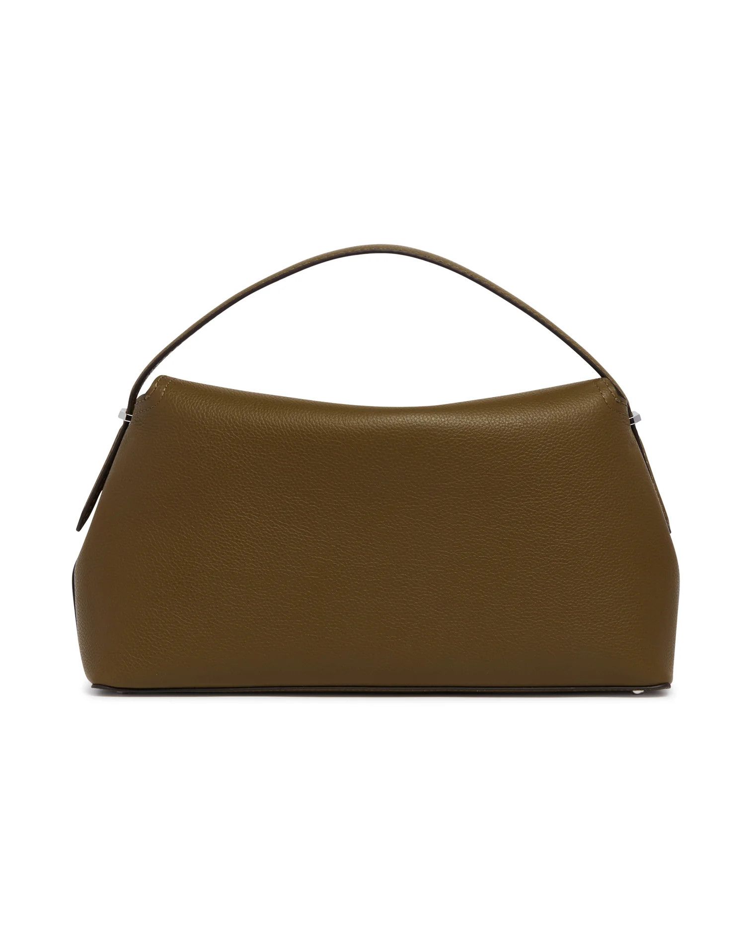 Toteme os11x0726 Size: OS / T-Lock Leather Bag in Dark Taupe Size ONE SIZE - 4 Thumbnail