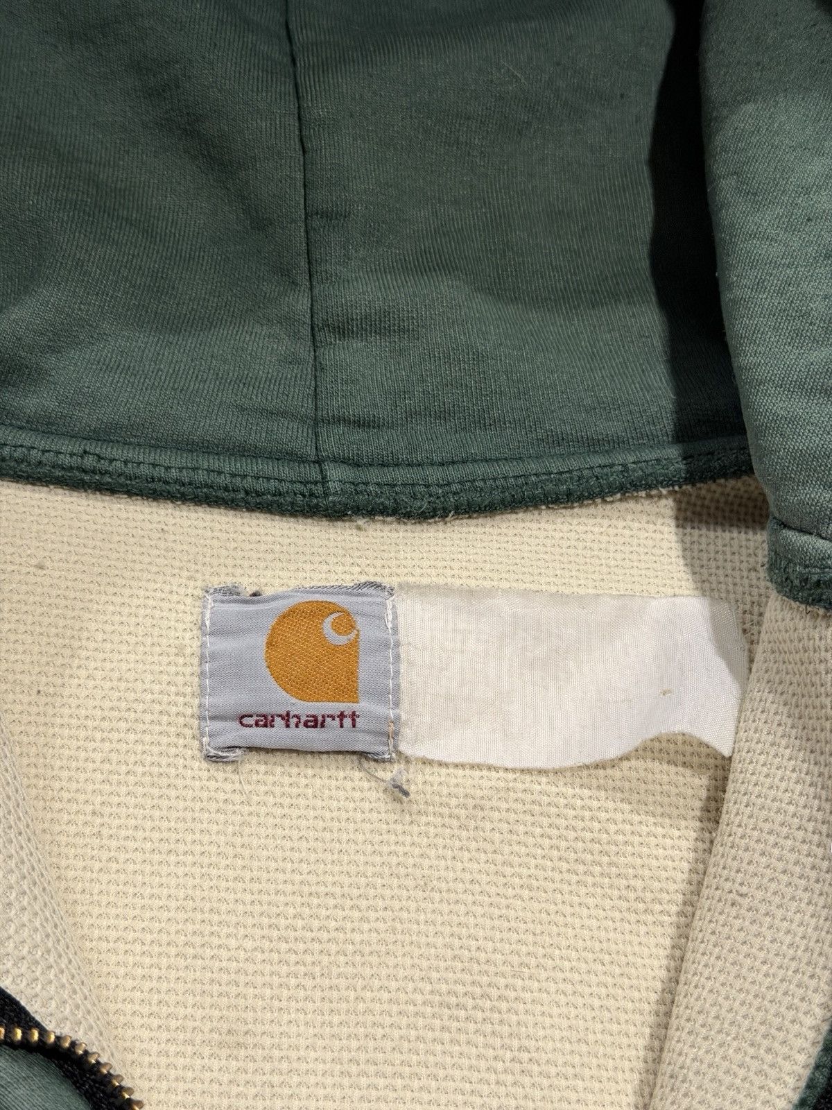 Carhartt Vintage Thermal-Lined Carhartt Zip-Up Hoodie Size US XL / EU 56 / 4 - 7 Thumbnail