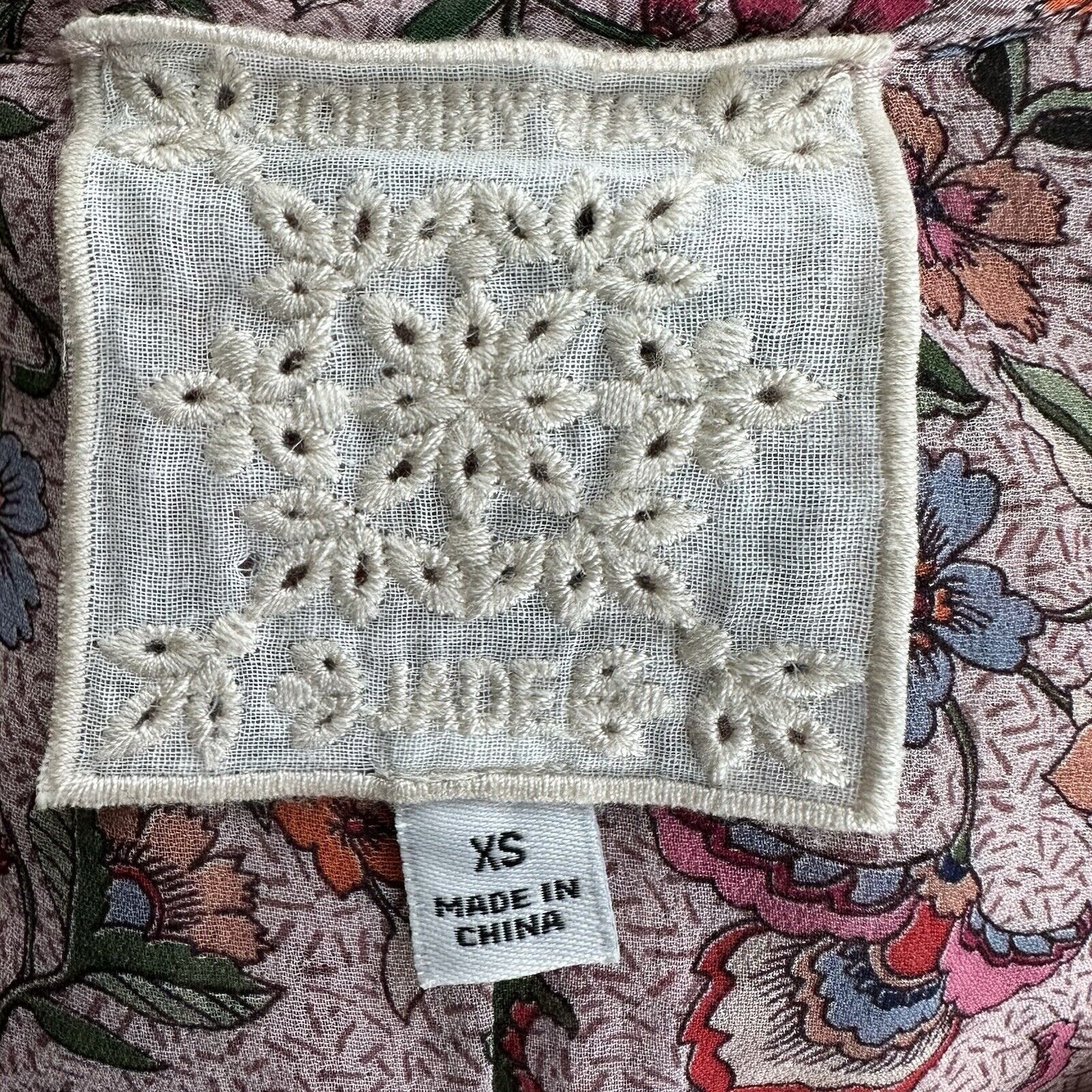 Johnny Was JADE by JOHNNY WAS Maha Rayon Floral Embroidered Dress XS Size XS / US 0-2 / IT 36-38 - 10 Thumbnail