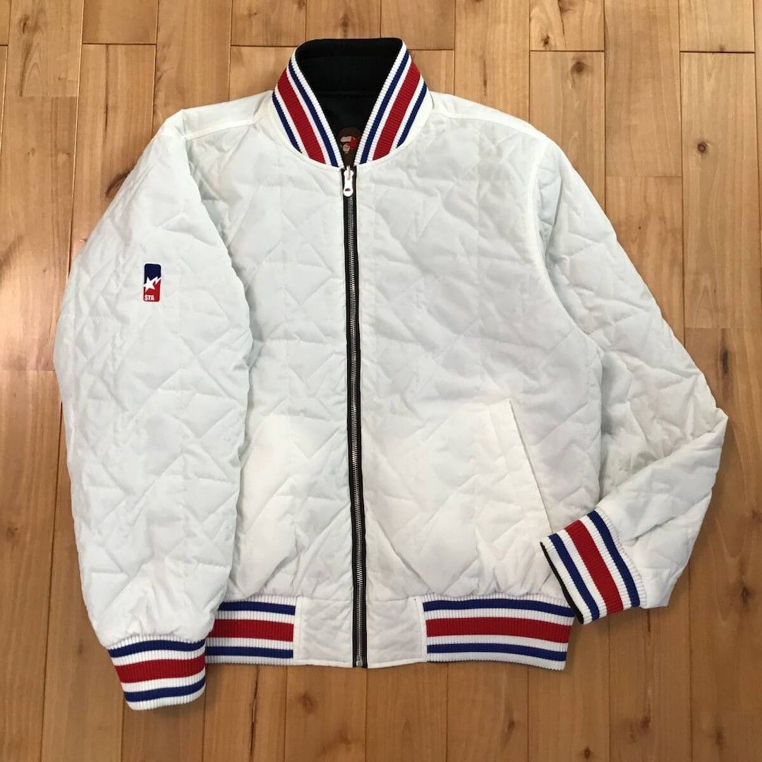 Bape 🔥Reversible🔥 BAPE STA MA-1 bomber jacket a bathing ape NIGO Size US M / EU 48-50 / 2 - 4 Thumbnail